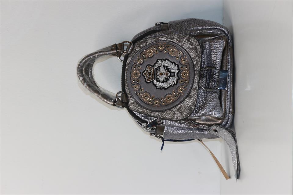 BAYAN SIRT ÇANTASI - GÜMÜŞ