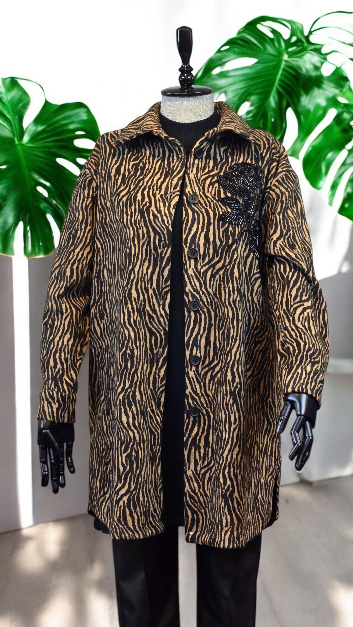 FG 2640 ZEBRA DESEN KAP - CAMEL