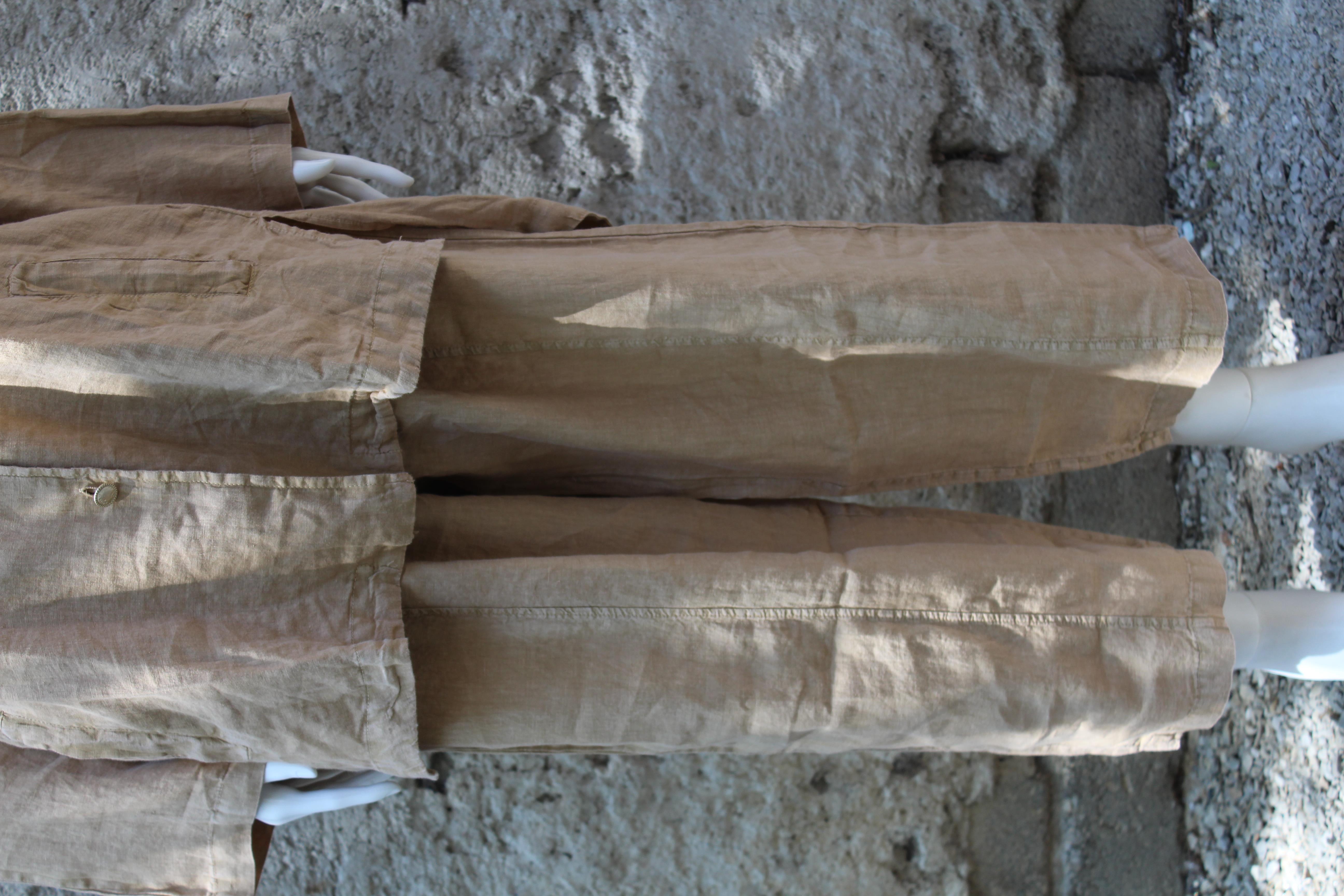Ghisa Ceket Pantolon Takımı - Camel