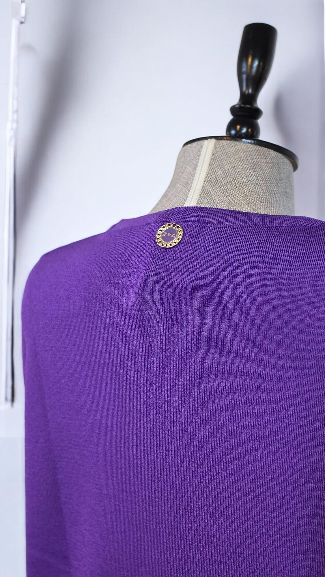 Ghisa Triko Tunik - Mor