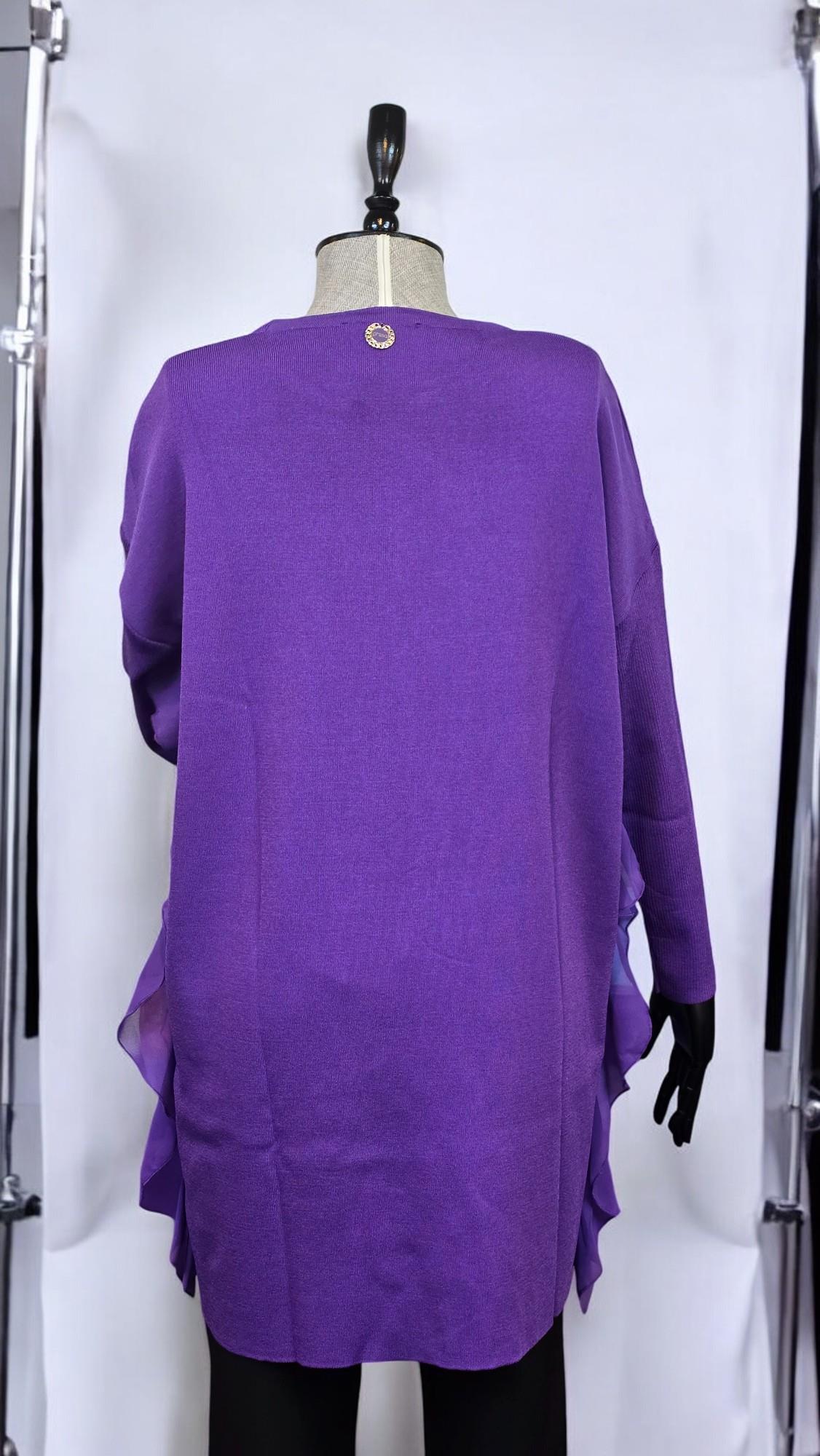 Ghisa Triko Tunik - Mor