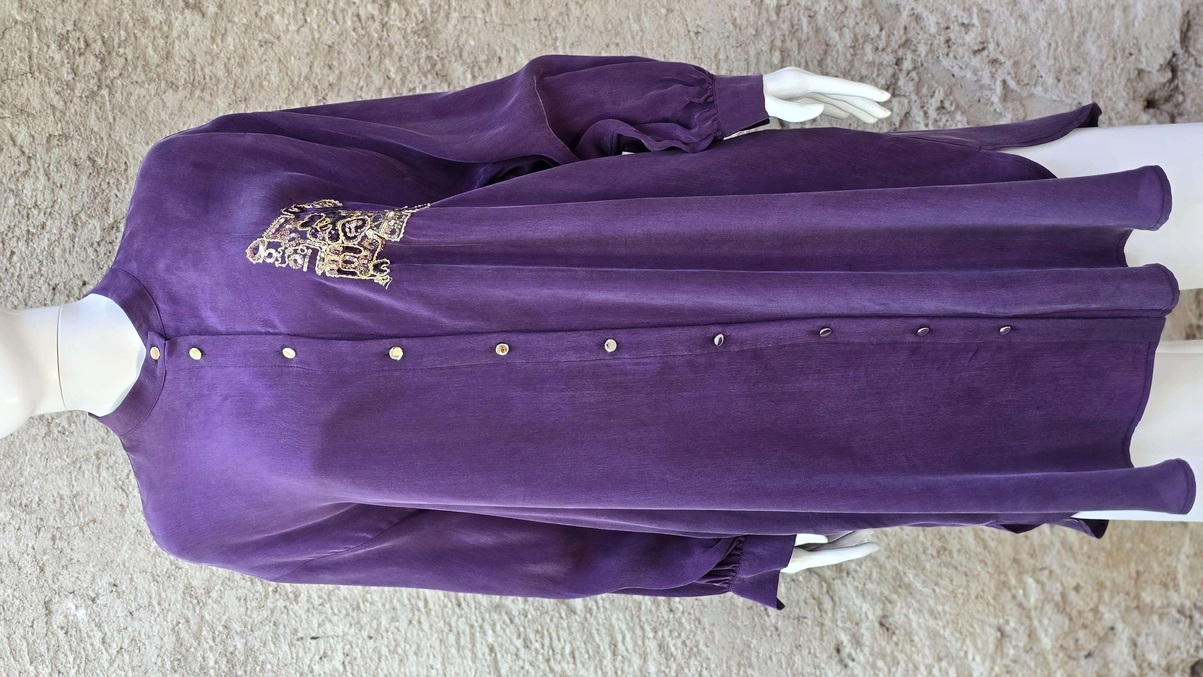 Ghisa Uzun Tunik - Mürdüm