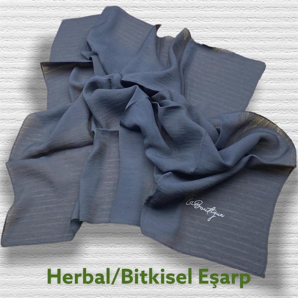 HERBAL BİTKİSEL EŞARP - ANTRASİT