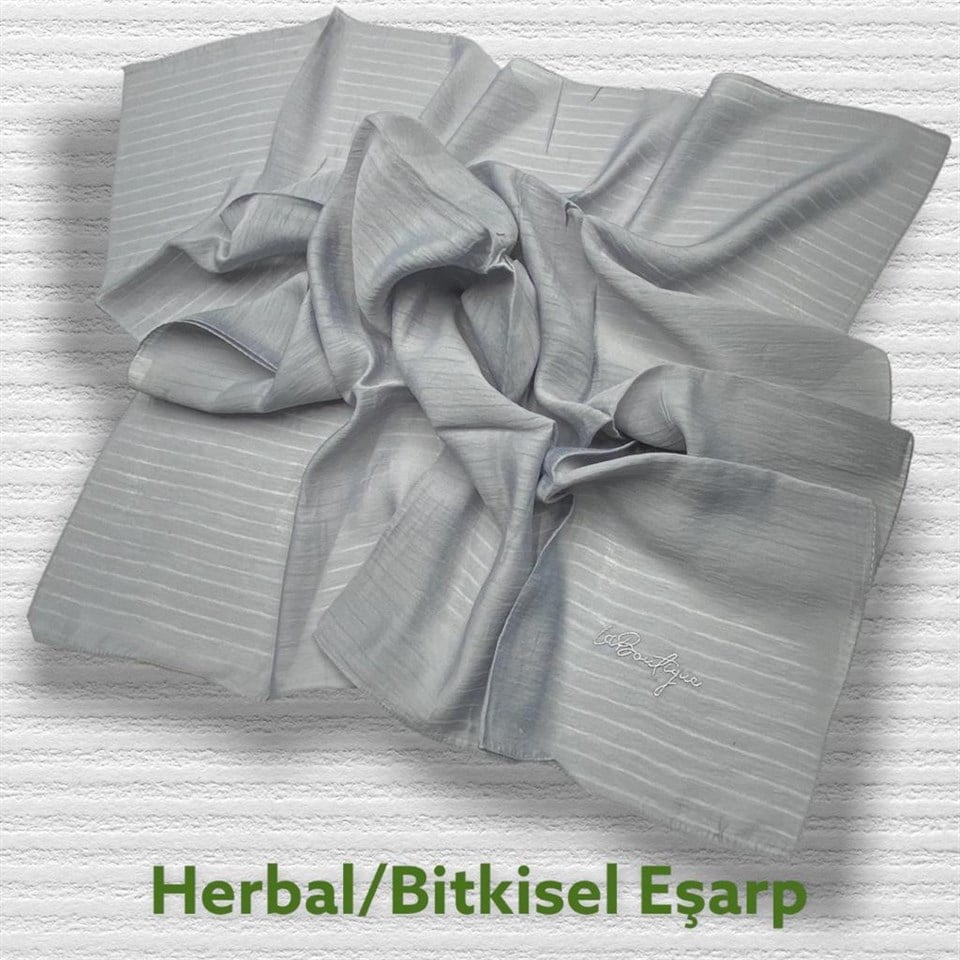 HERBAL BİTKİSEL EŞARP - FIRTINA GRİ