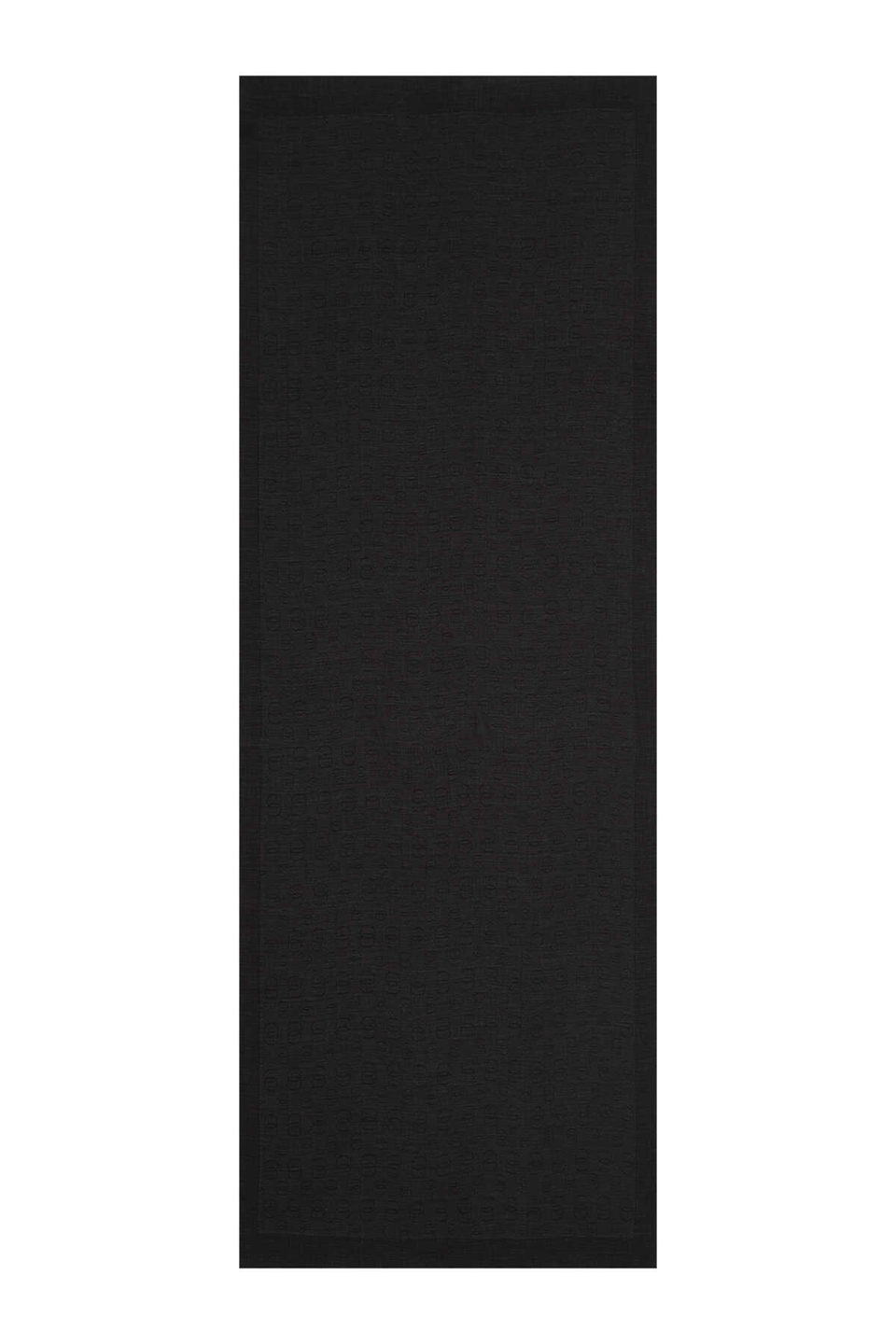 İmannoor Zincir Desen Siyah Pamuk İpek Şal 70x210