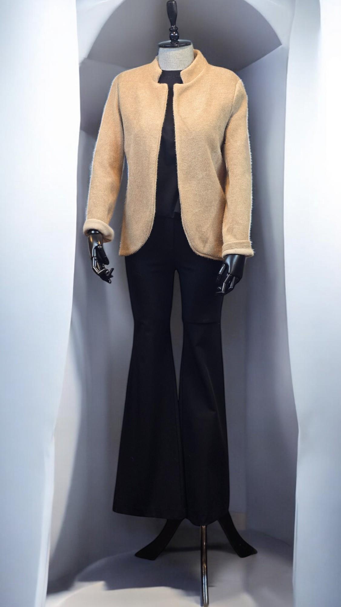 İTALY ANGORA CEKET - CAMEL