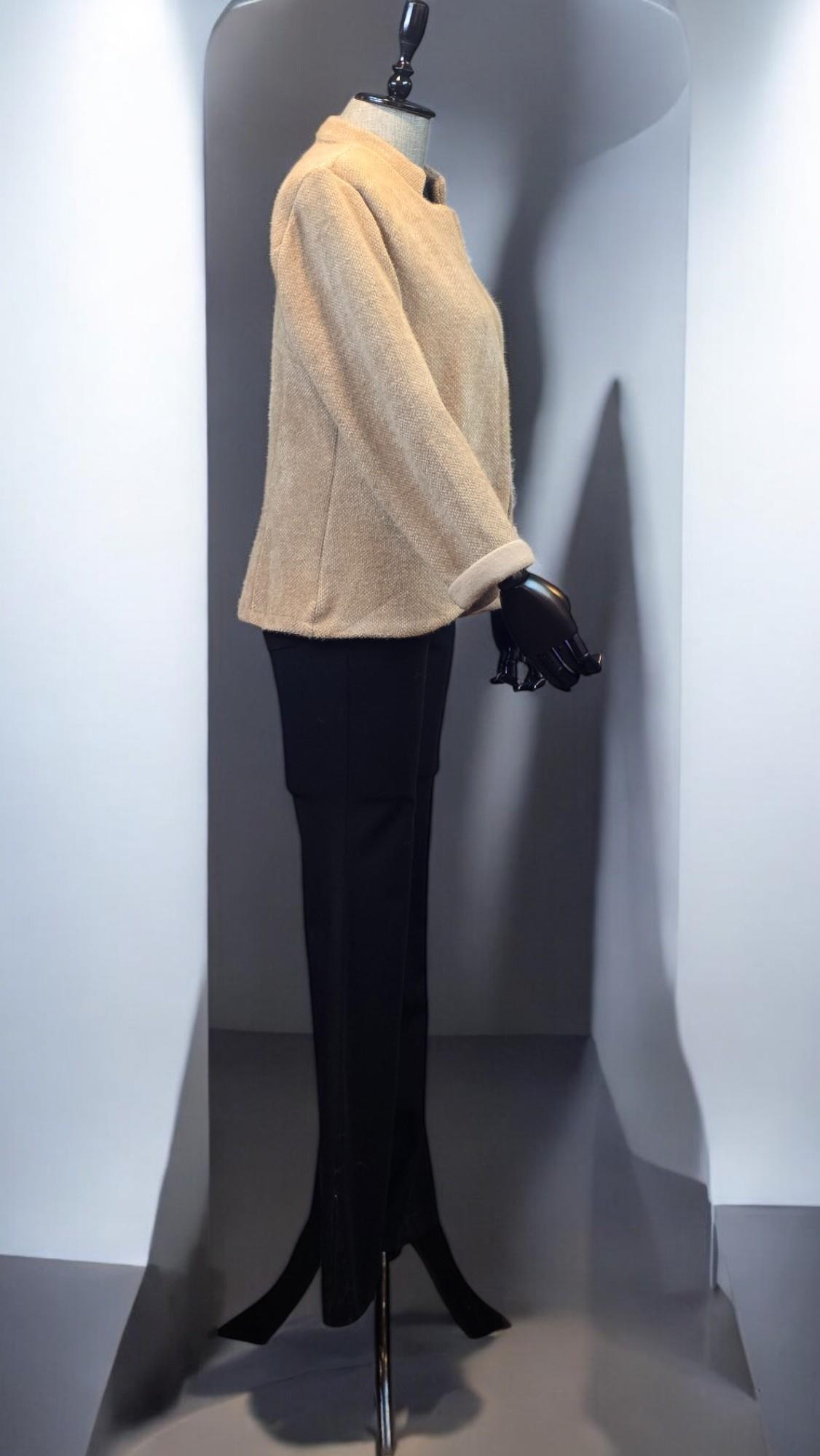 İTALY ANGORA CEKET - CAMEL