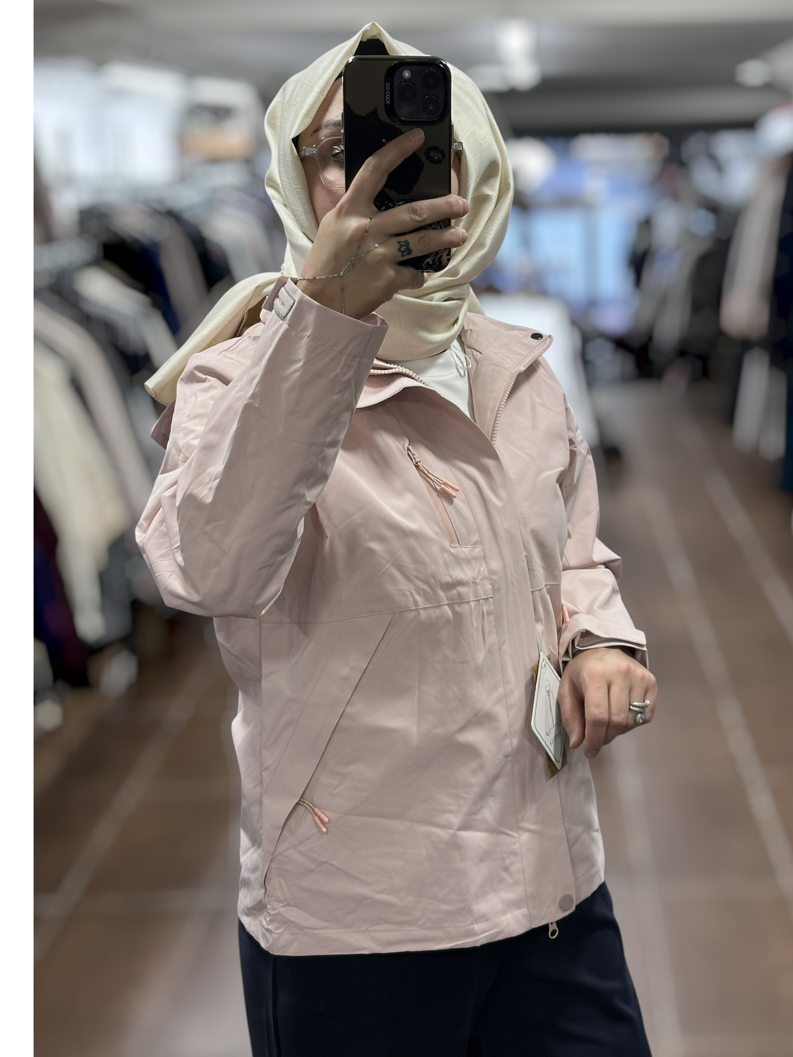İTALY E88804 YAĞMURLUK - PEMBE