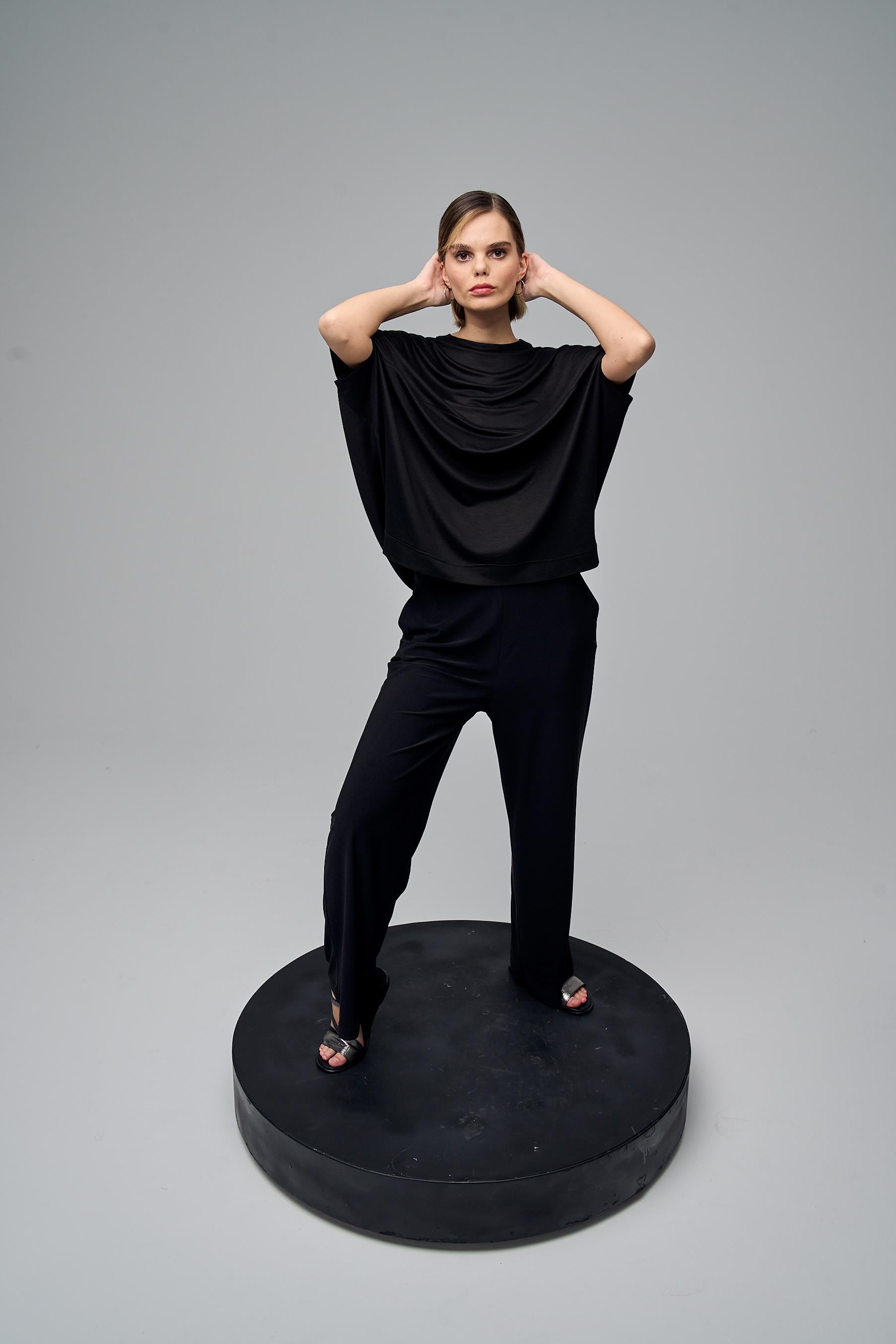 KAHMA 11062 PANTOLON - SİYAH