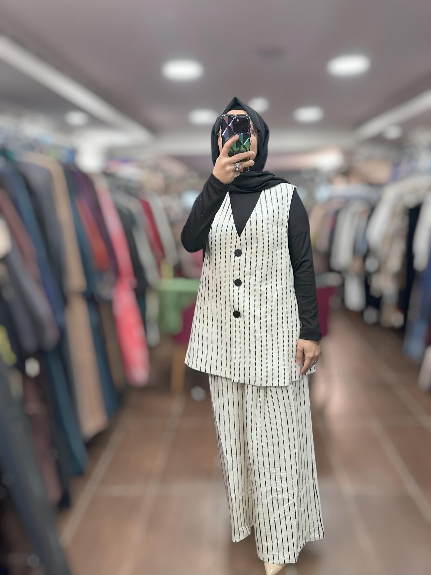 KAHMA KHM25Y11158 PANTOLON - EKRU