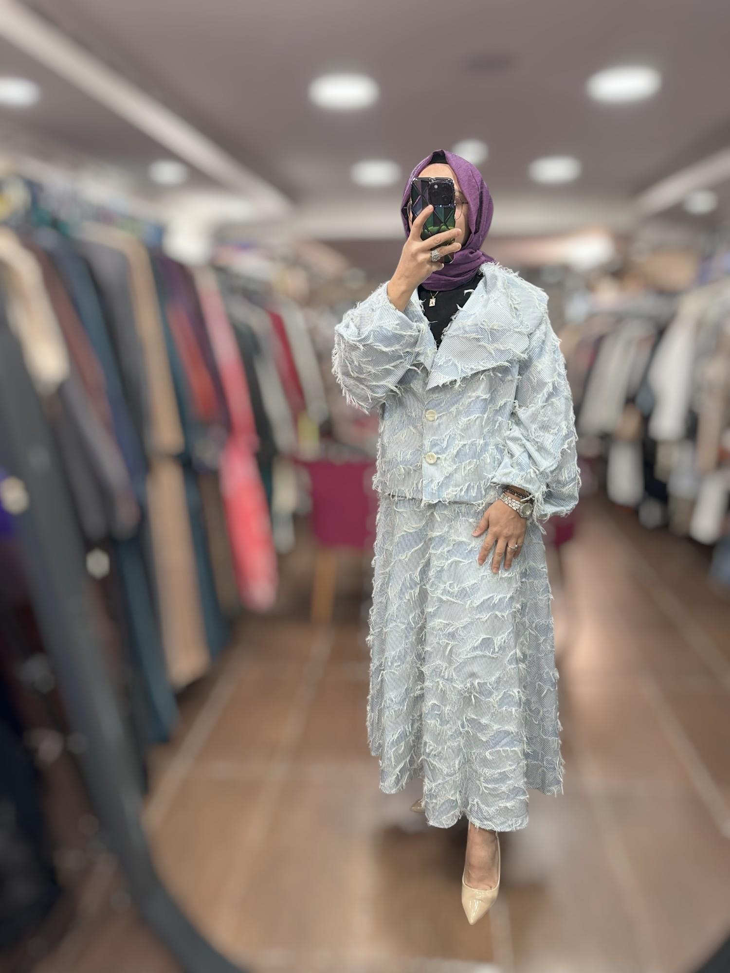 KAHMA KHM25Y25157 CEKET - MAVİ