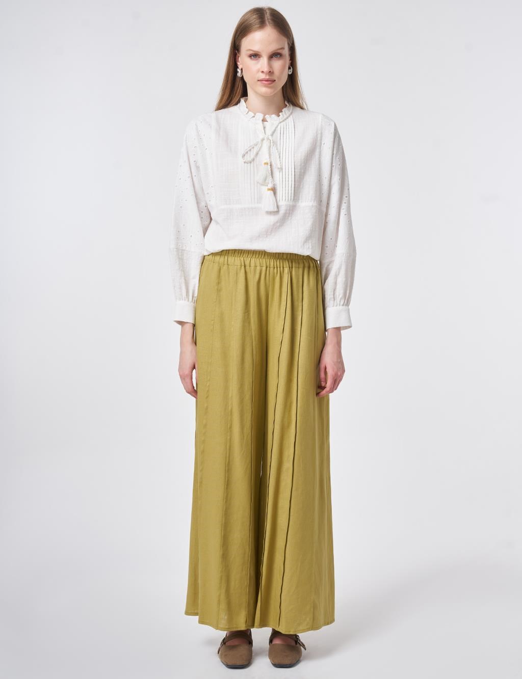 KAYRA KA-B26-19155 PANTOLON - YAĞ YEŞİLİ