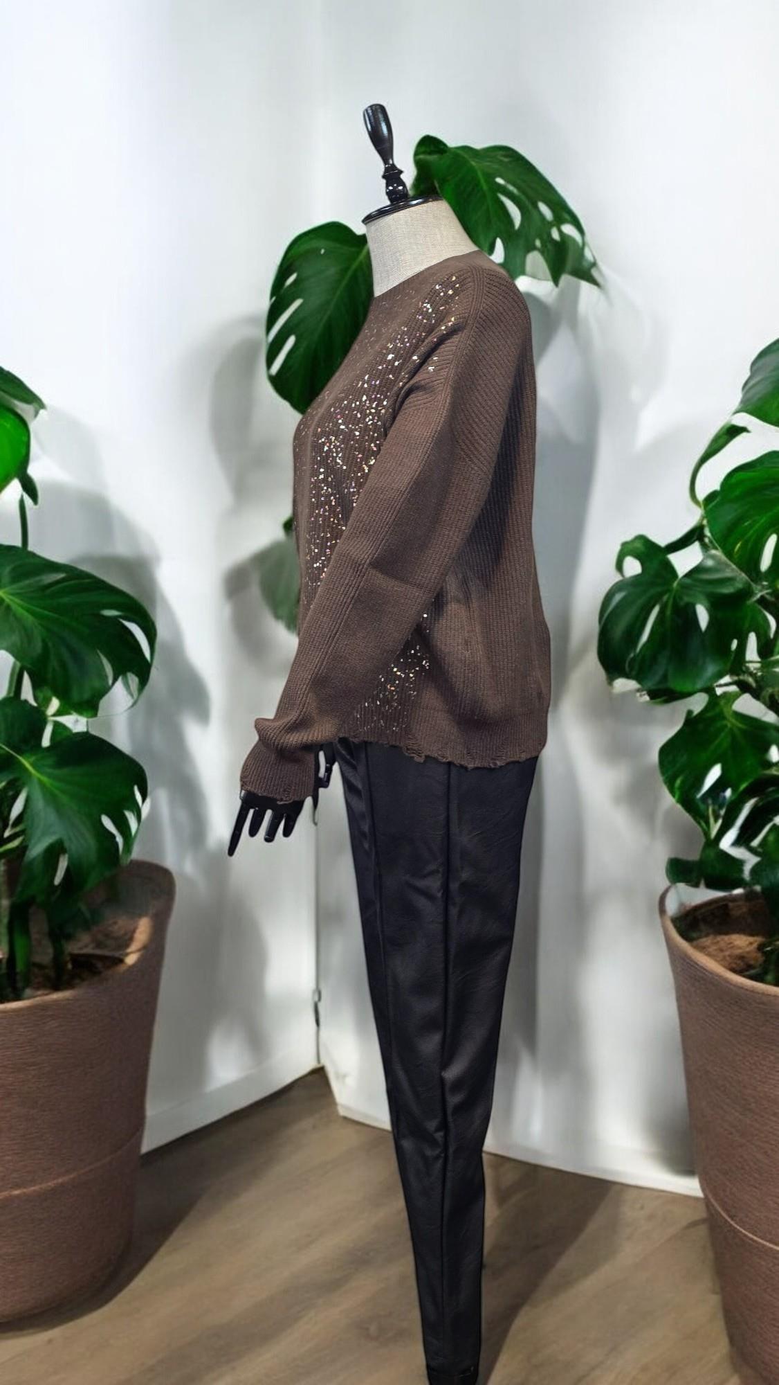 KB-9061 SHIRT - KAHVE
