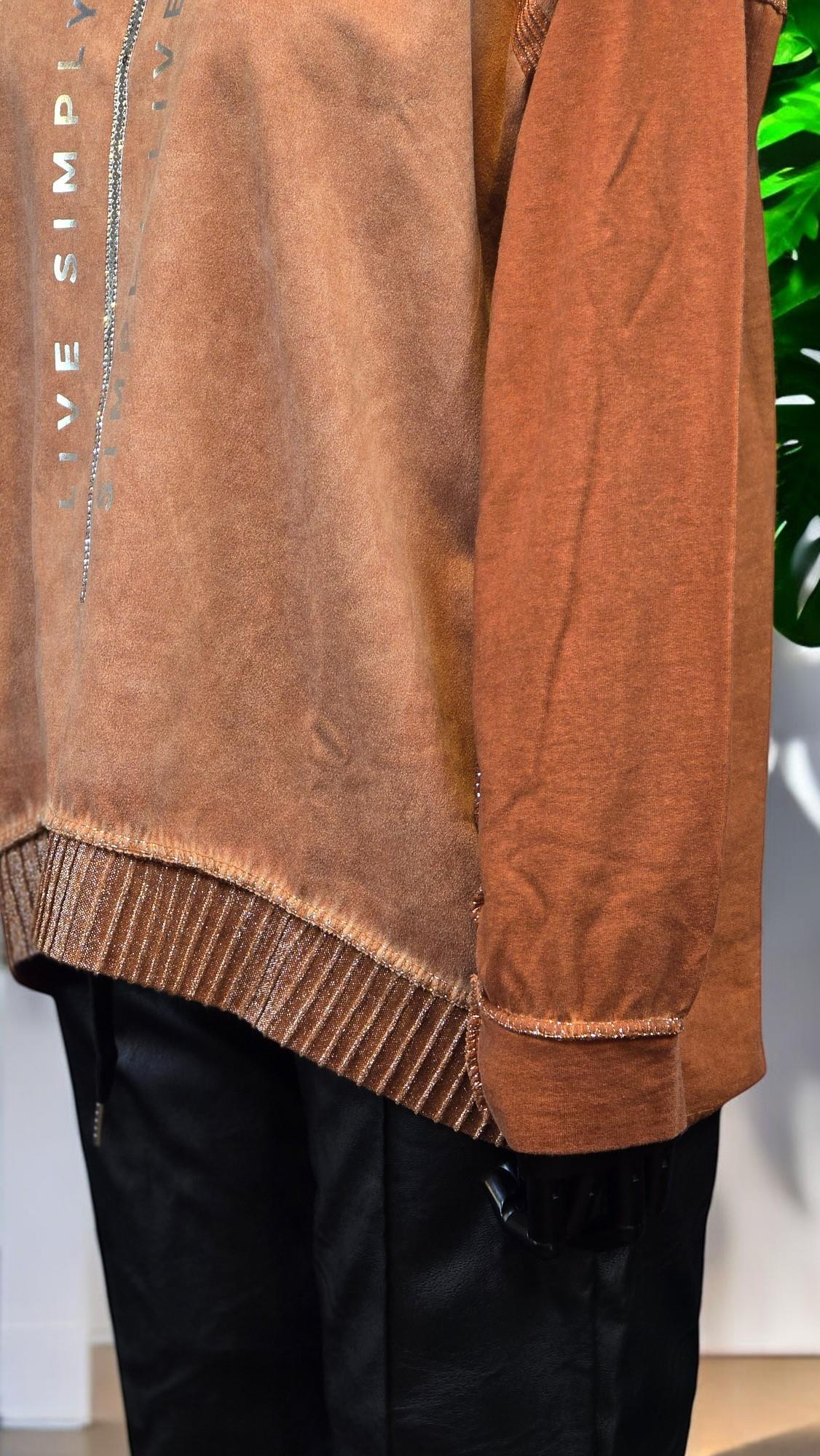 KB-K50793 BLUZ - ORANJ
