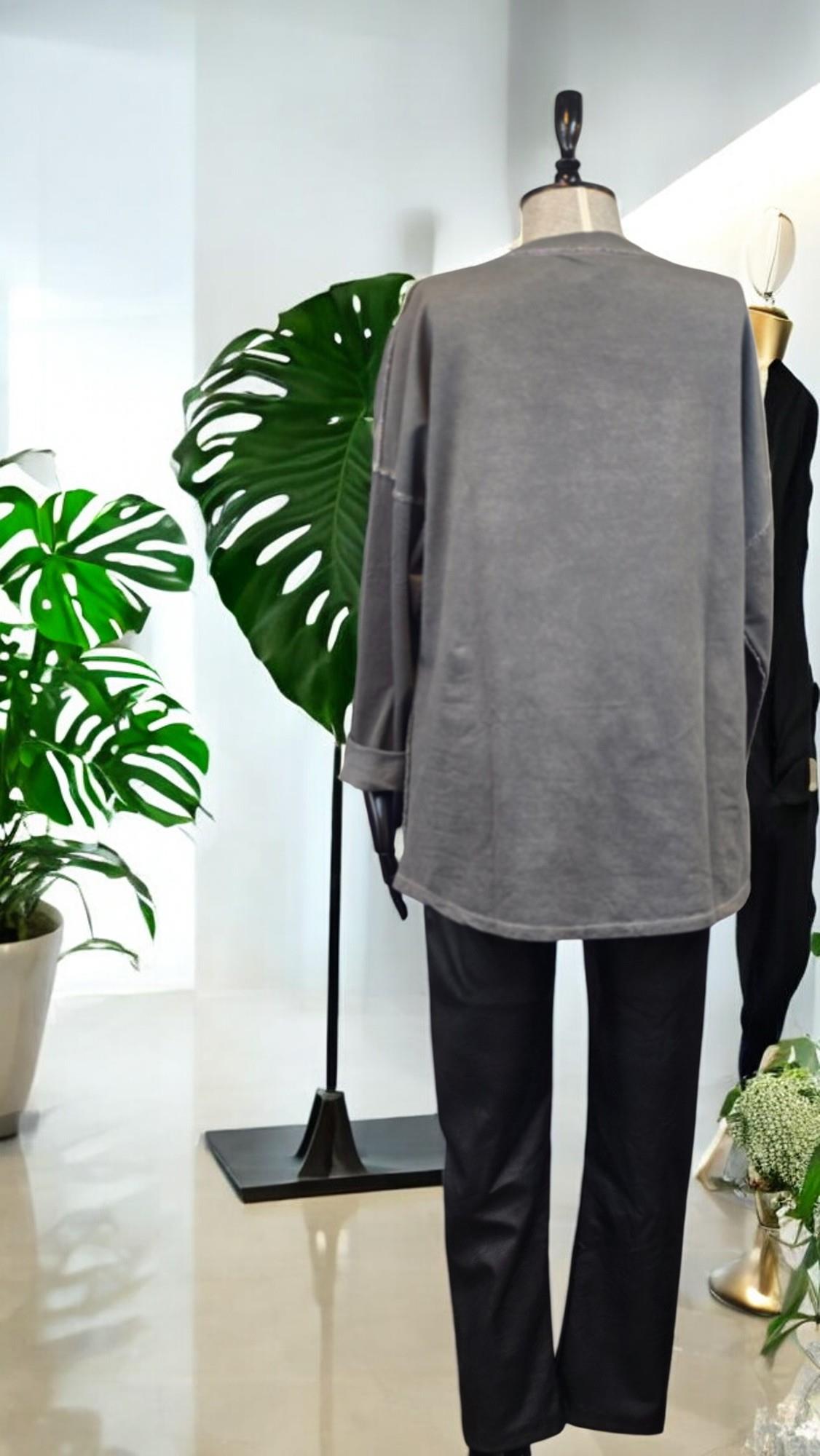 KB-K8098 SHIRT - GRİ
