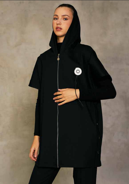 KB-RD21318 YELEK - SİYAH