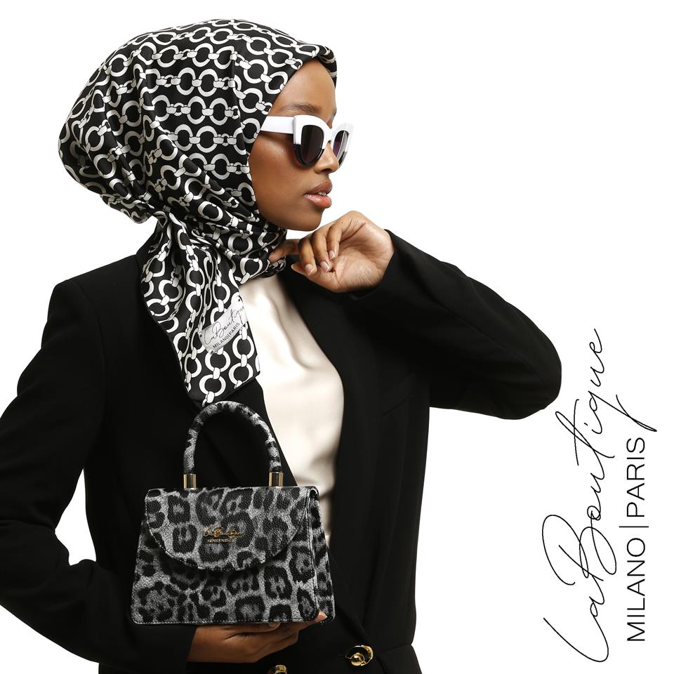 LA BOUTİQUE ÇANTA - 7075/LEOPAR GRİ