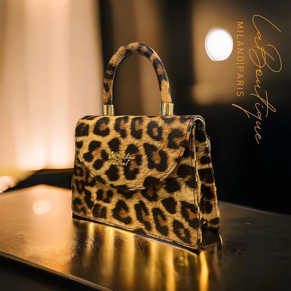 LA BOUTİQUE ÇANTA - 7075/LEOPAR KAHVE