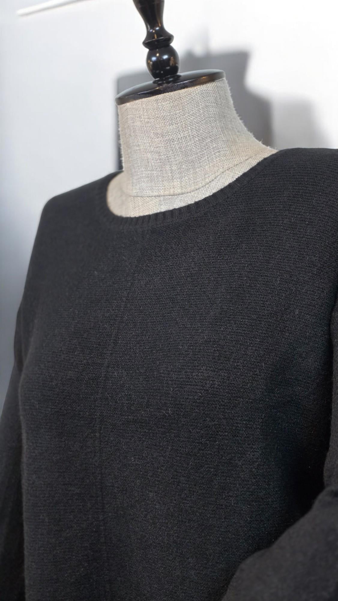 LARA BAYUN TRİKO SWEAT - SİYAH