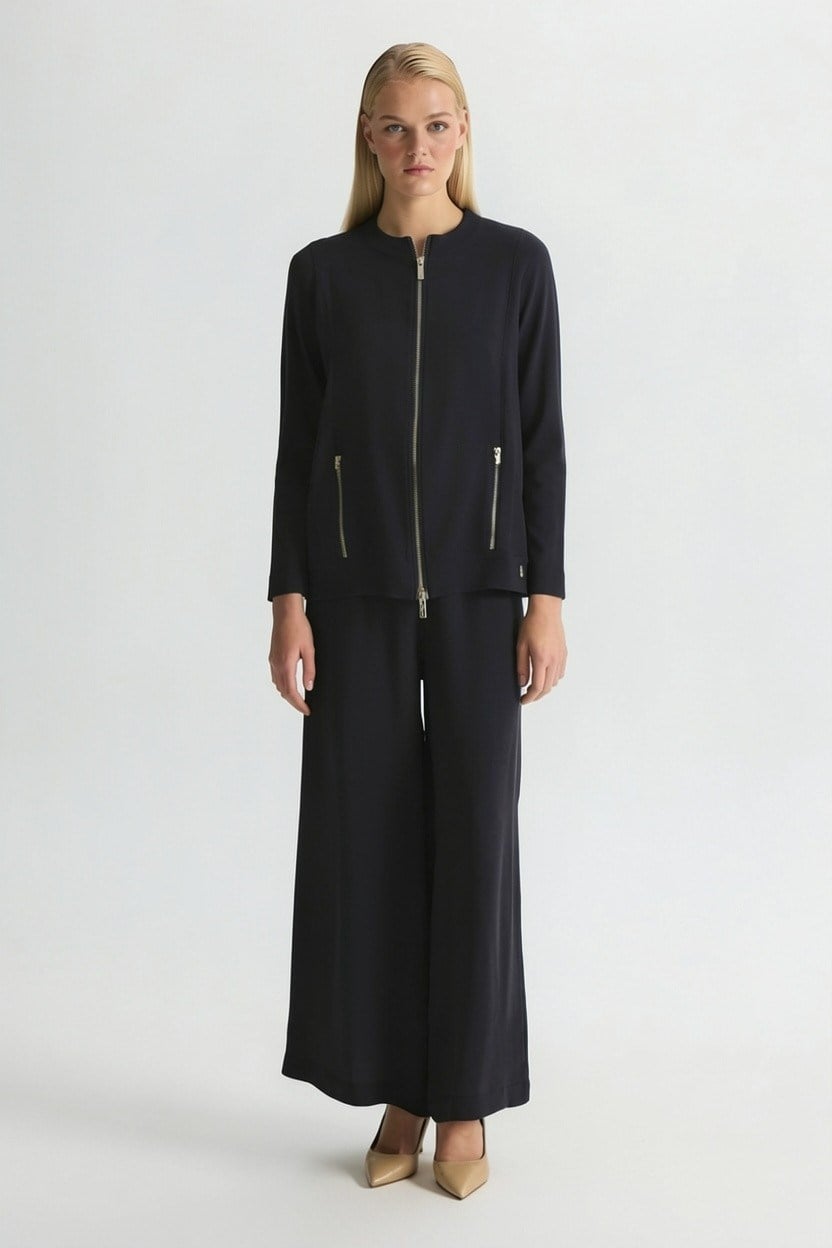 Miss Dalida T26Y-7010 T26Y-7010 Cupro Cepli Pantolon Etek - SİYAH