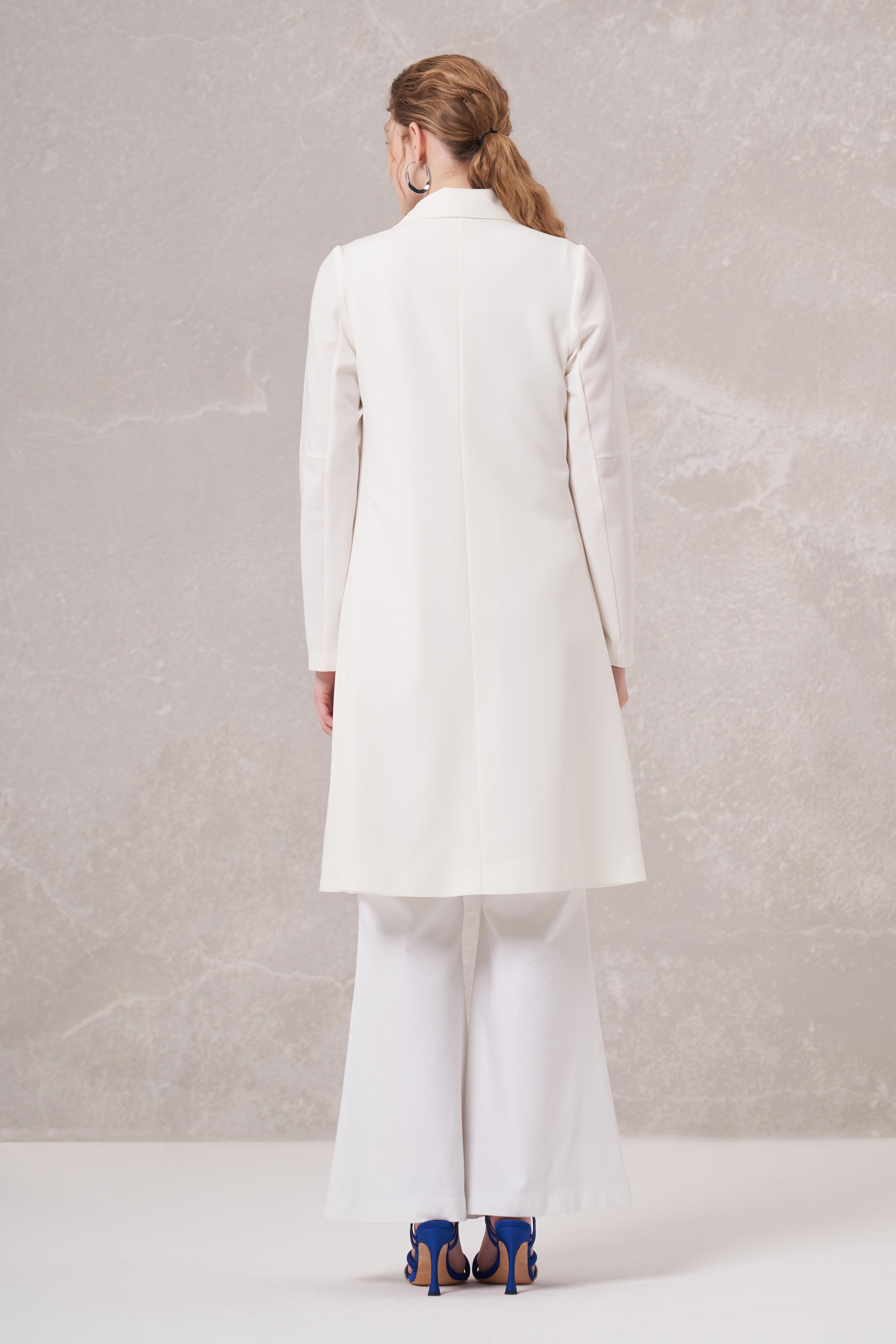 MissWhence 35203 Blazer Ceket - Ekru
