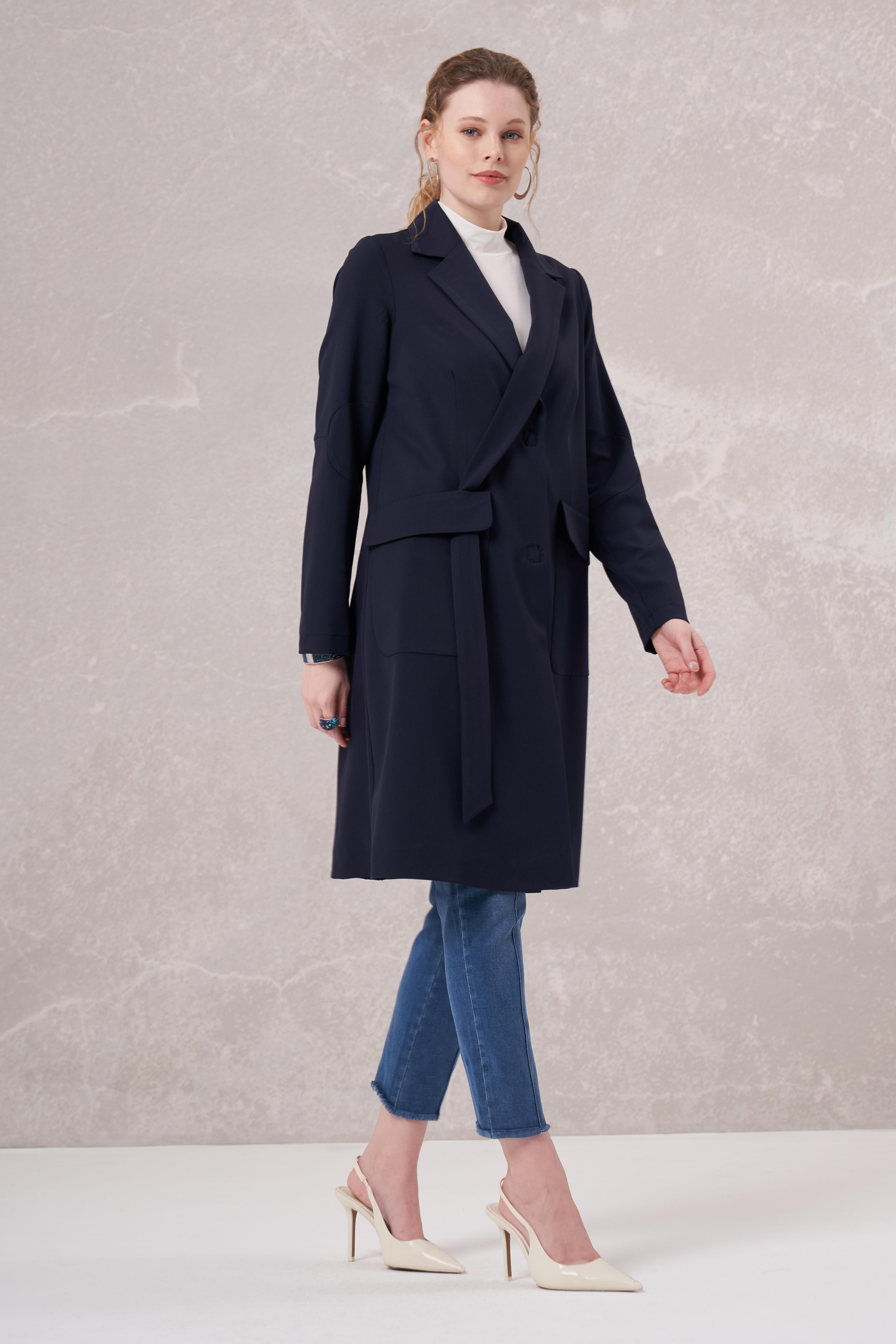 MissWhence 35203 Blazer Ceket - Lacivert