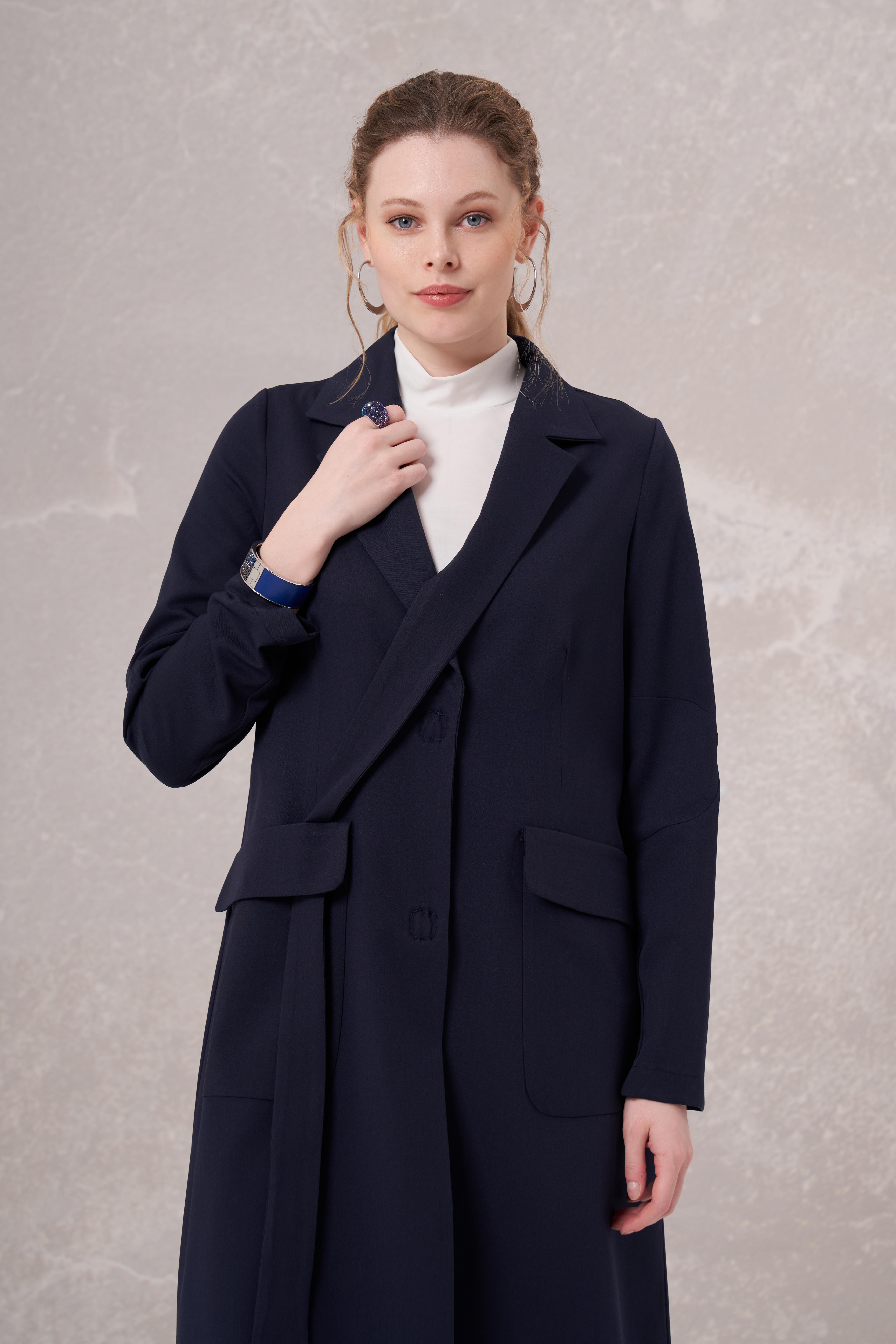 MissWhence 35203 Blazer Ceket - Lacivert
