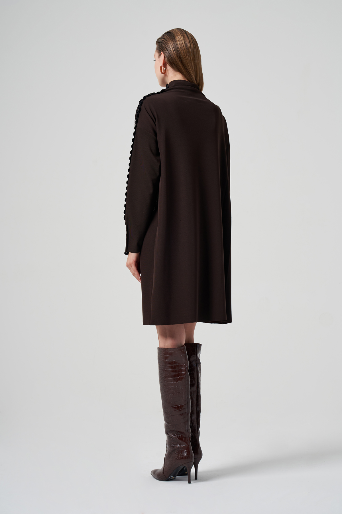 MissWhence 36012 Tunik - Kahve