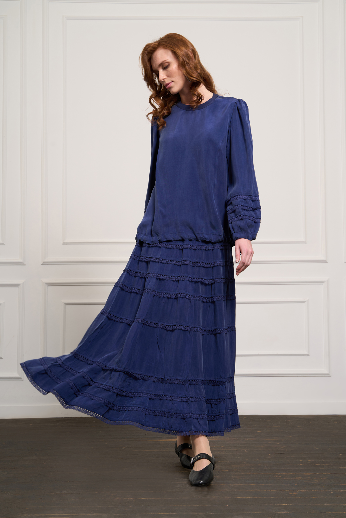 MissWhence 37005 Tunik Takım - İndigo