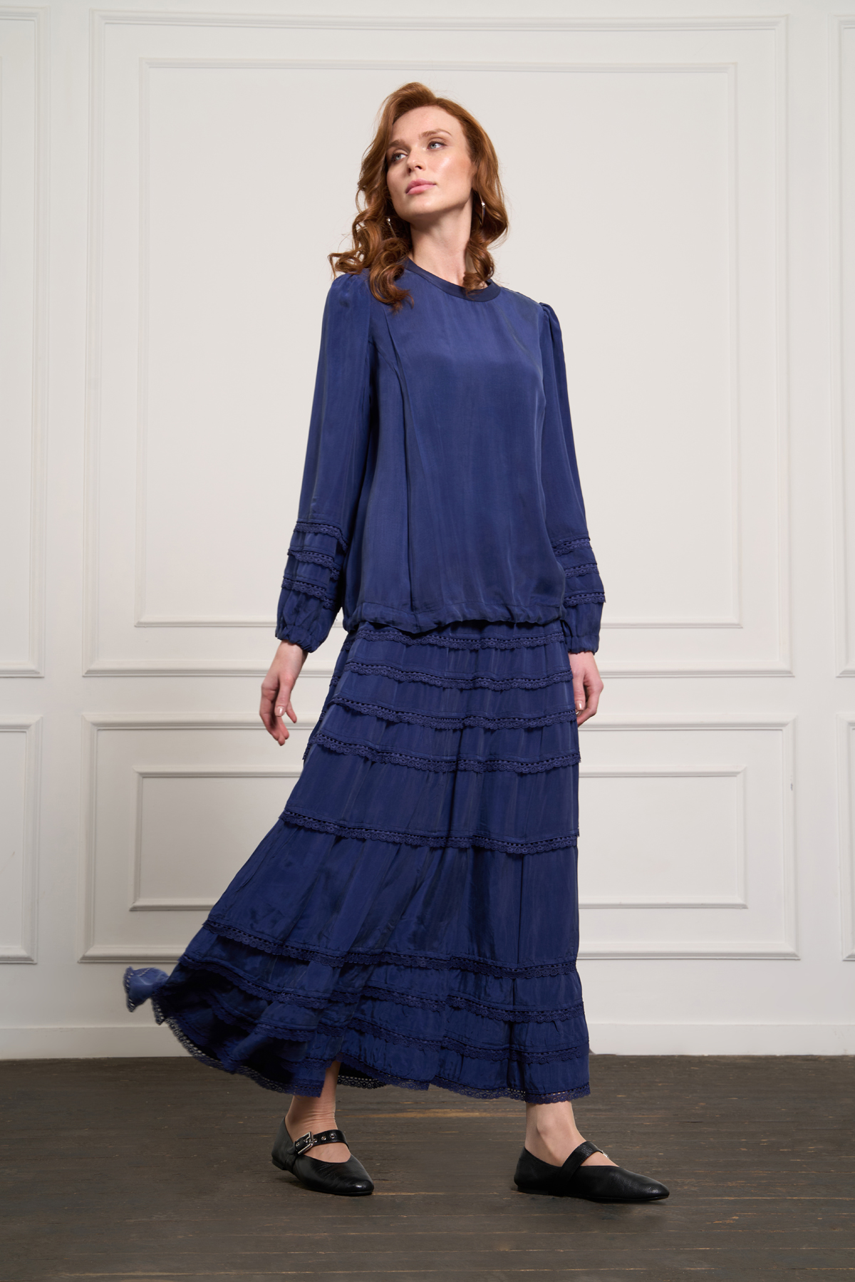 MissWhence 37005 Tunik Takım - İndigo