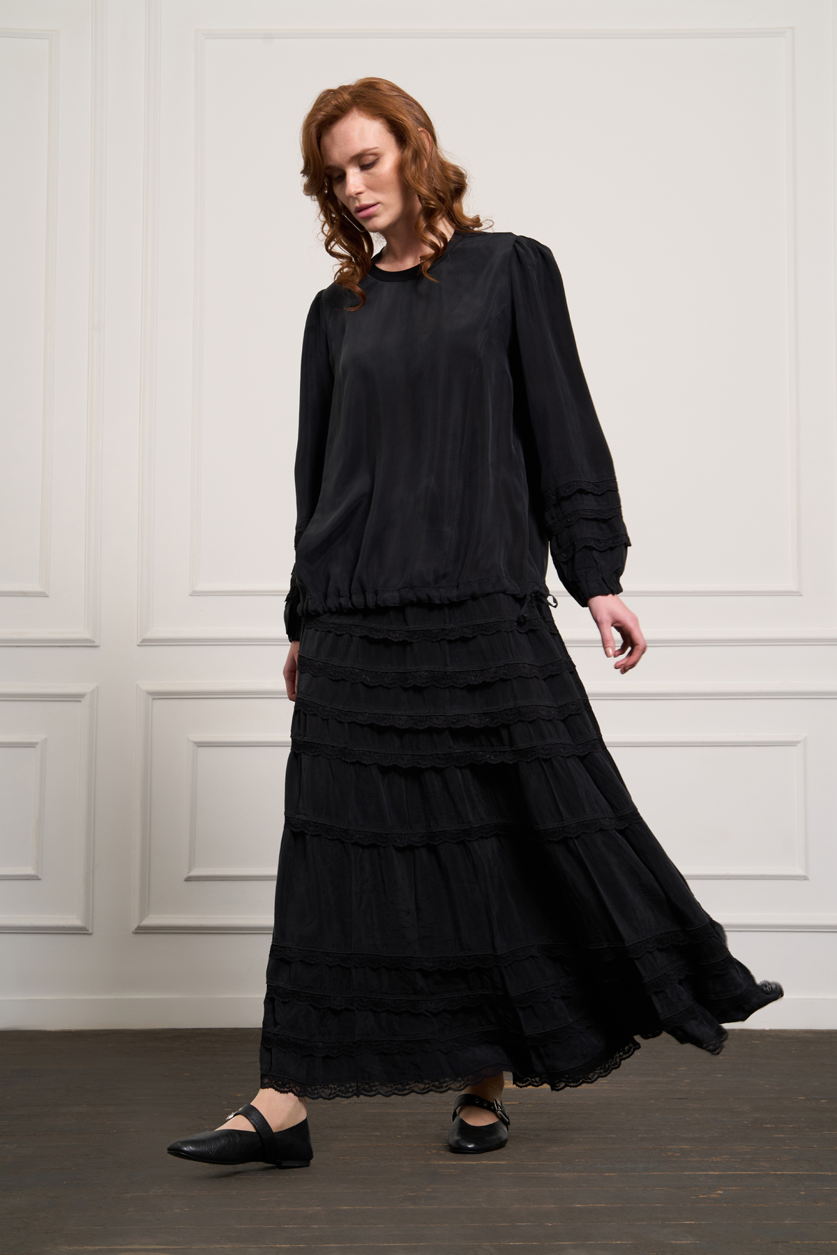 MissWhence 37005 Tunik Takım - Siyah