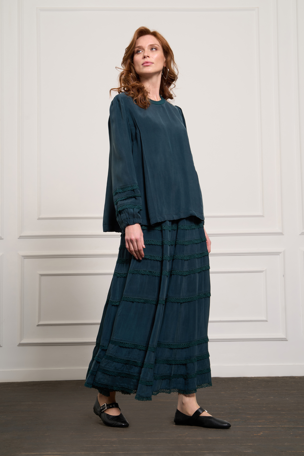 MissWhence 37005 Tunik Takım - Zümrüt