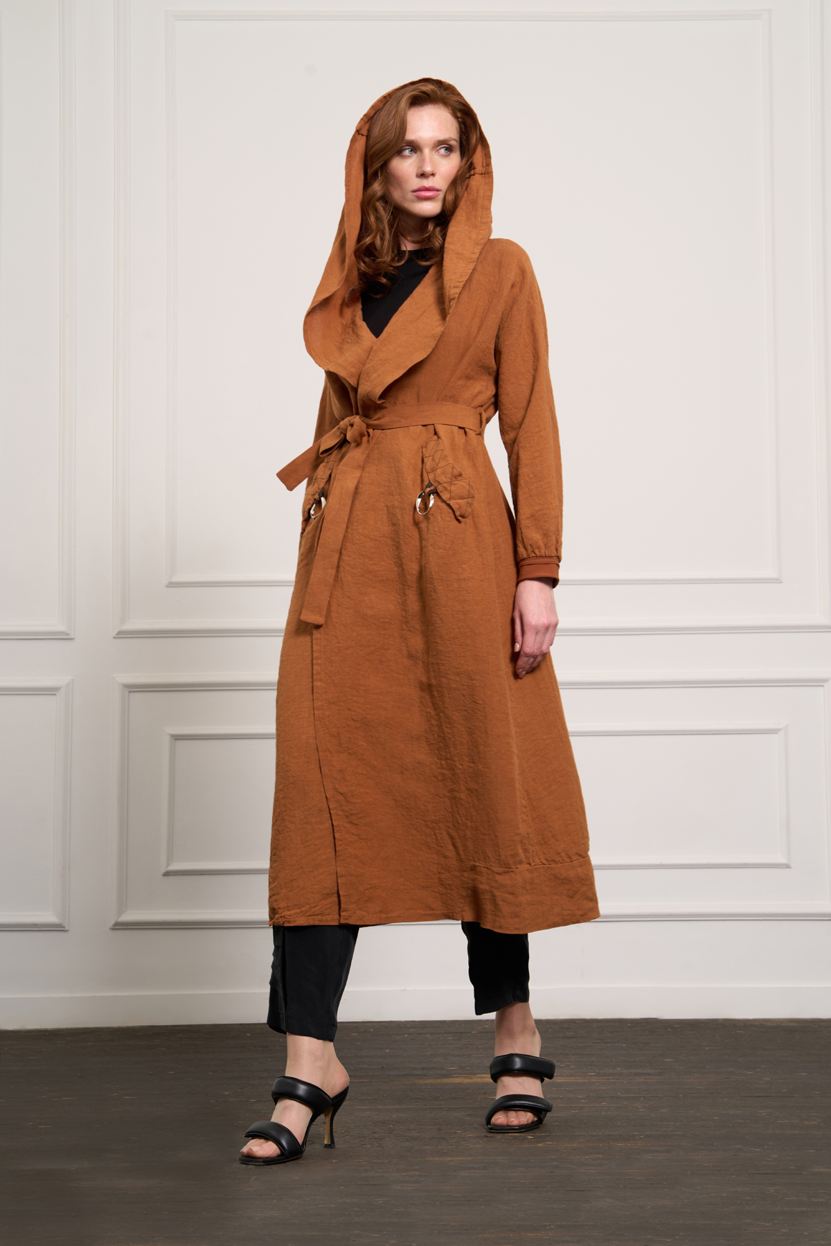MissWhence 37401 Keten Kap - Tarçın