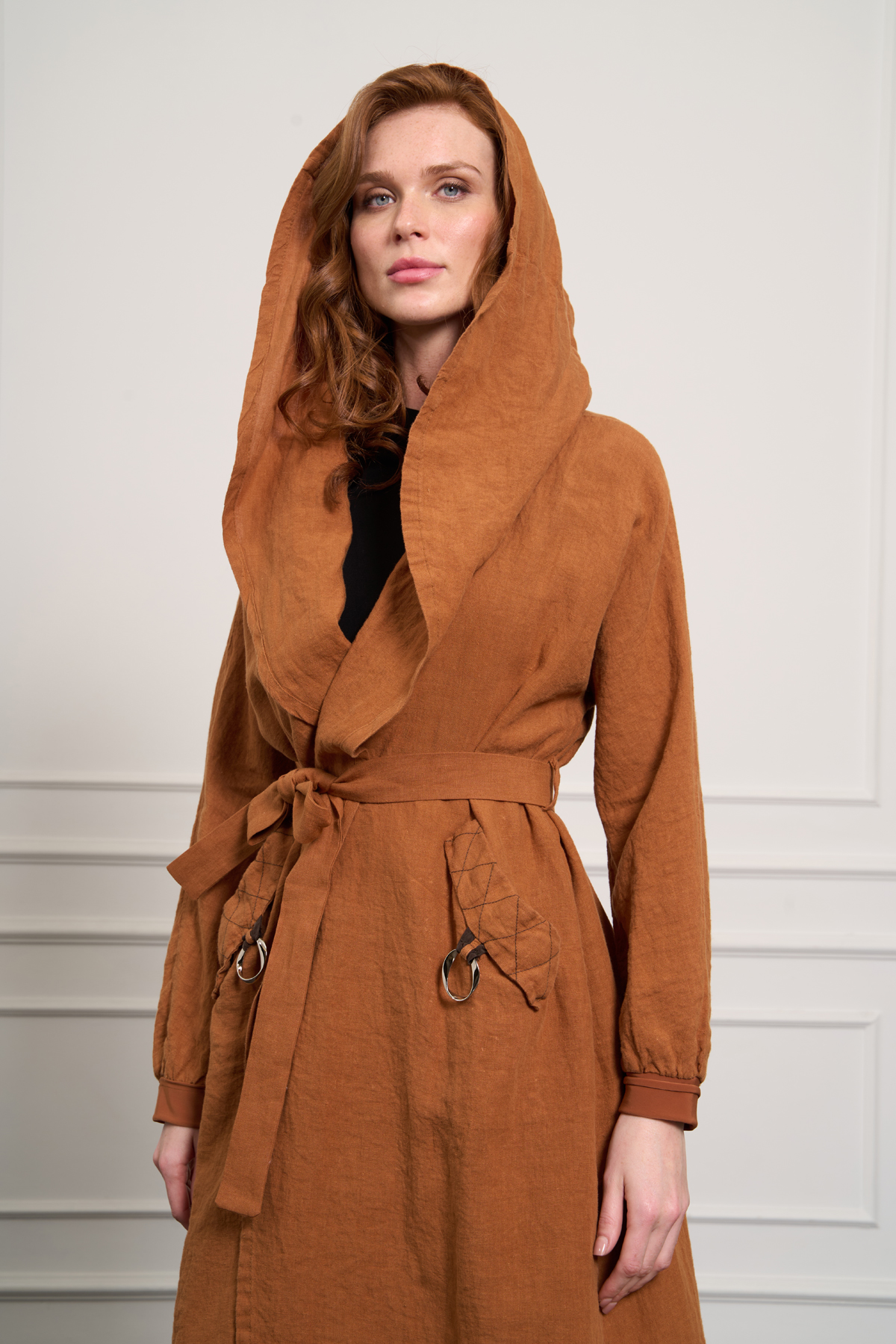 MissWhence 37401 Keten Kap - Tarçın