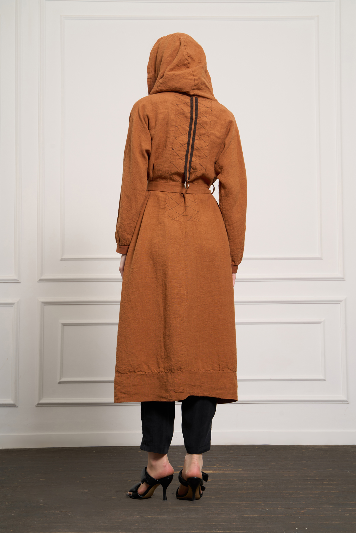MissWhence 37401 Keten Kap - Tarçın