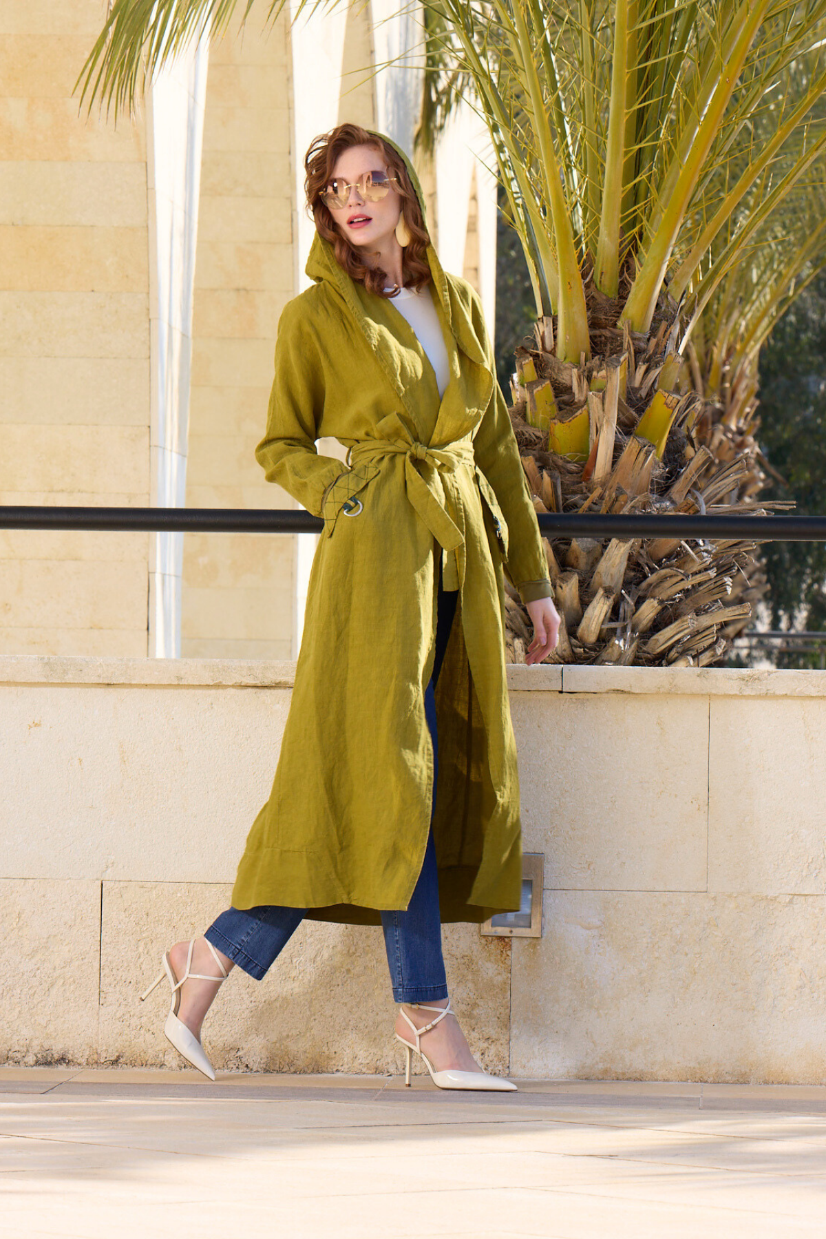MissWhence 37401 Keten Kap - Yeşil