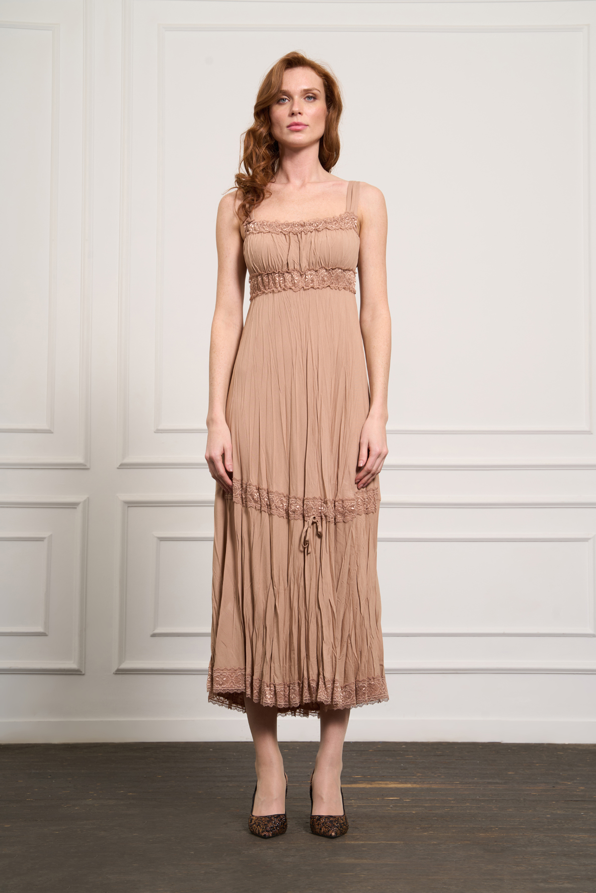MissWhence 37806 Elbise - Camel