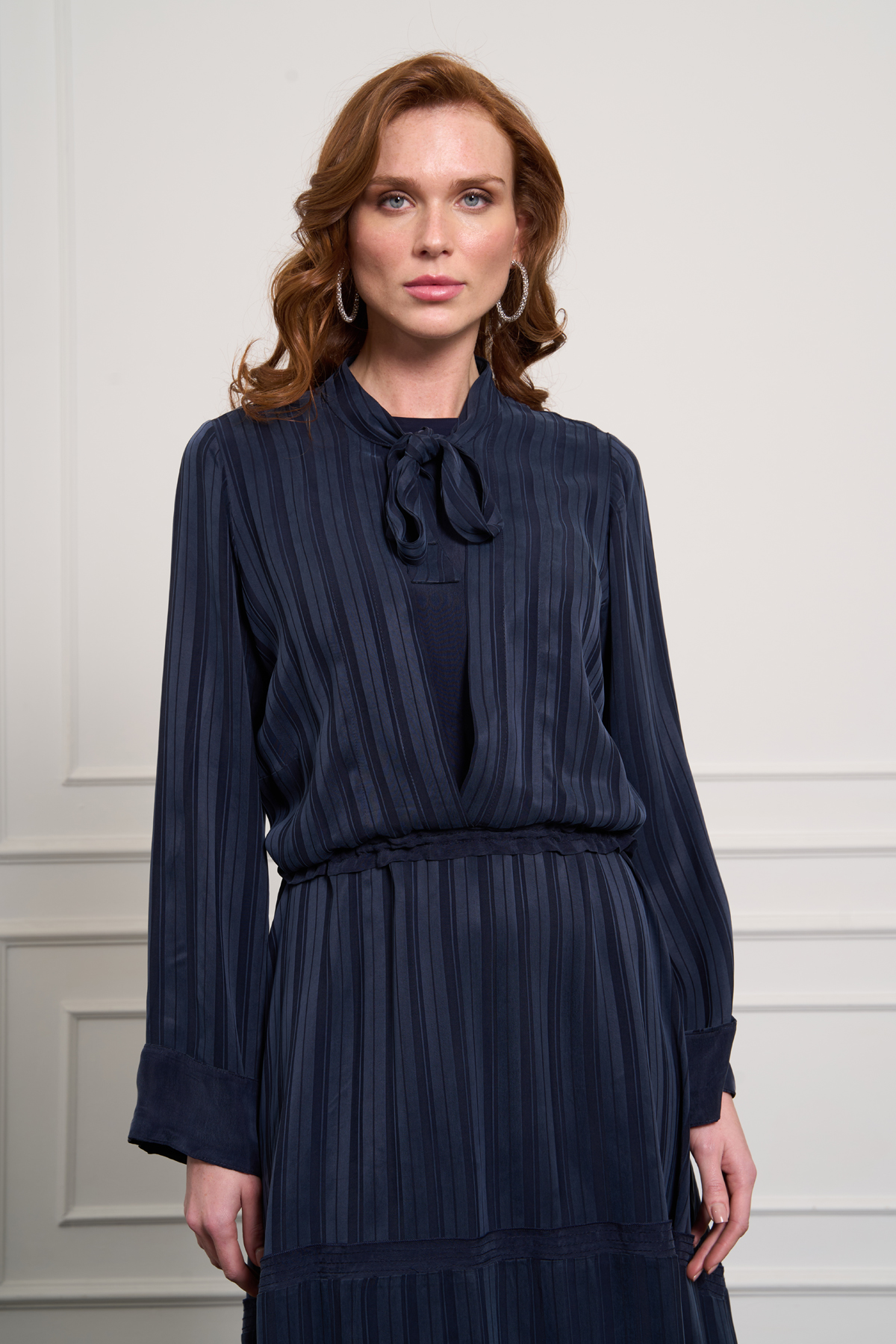MissWhence 37810 Elbise - Lacivert