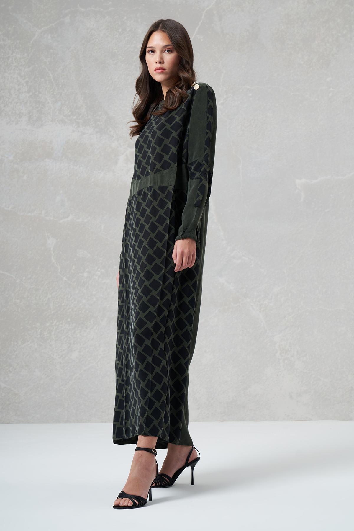 MissWhence 37825 Elbise - Yeşil