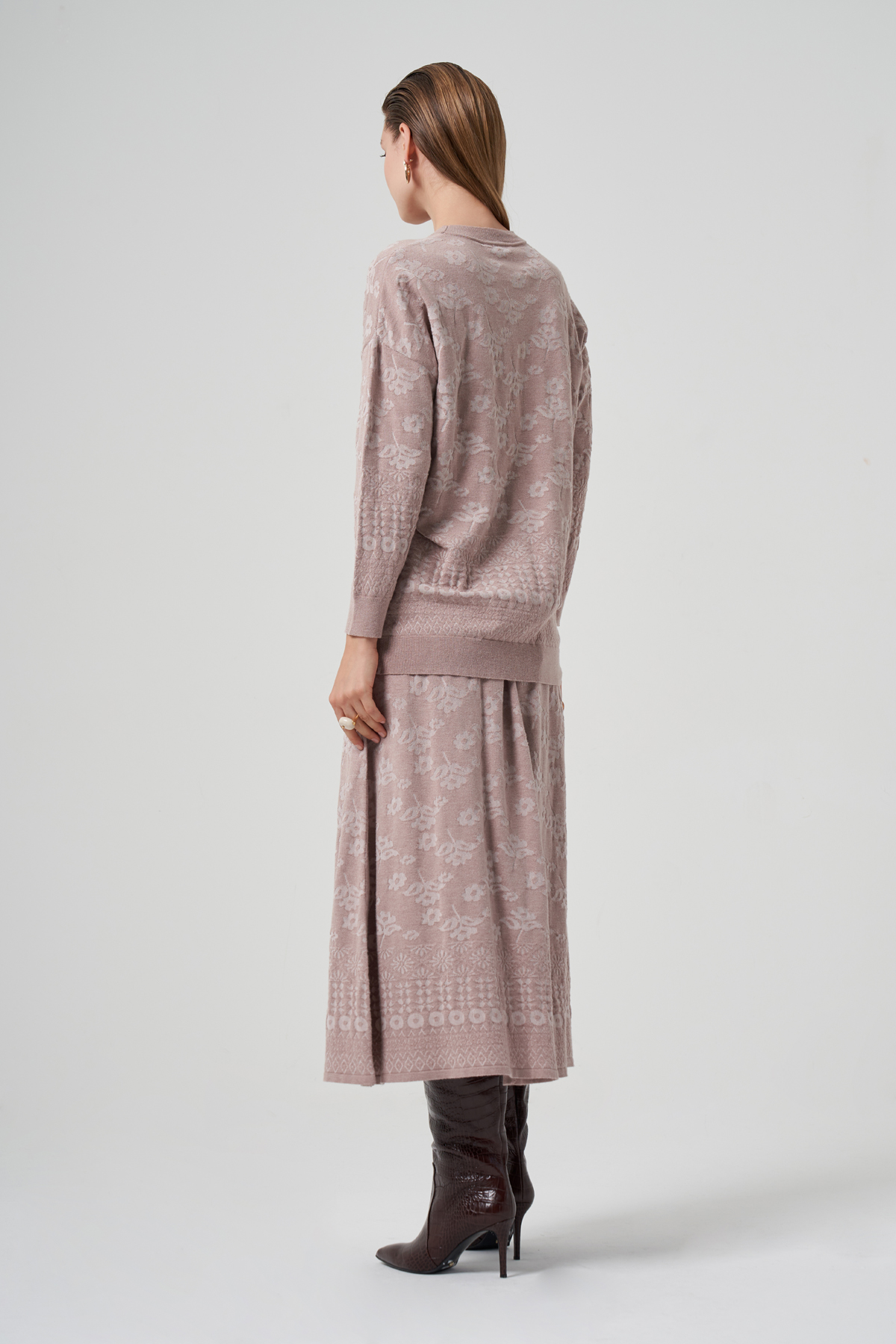 MissWhence MİSS 252-253 Triko Takım - Vizon