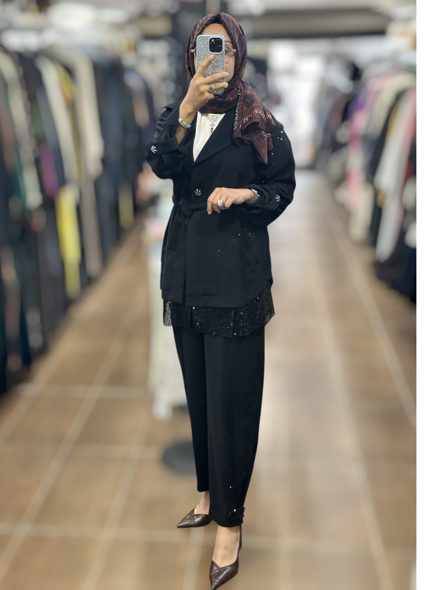 MY312 27W1738 PAYETLİ PULLU TAKIM - SİYAH