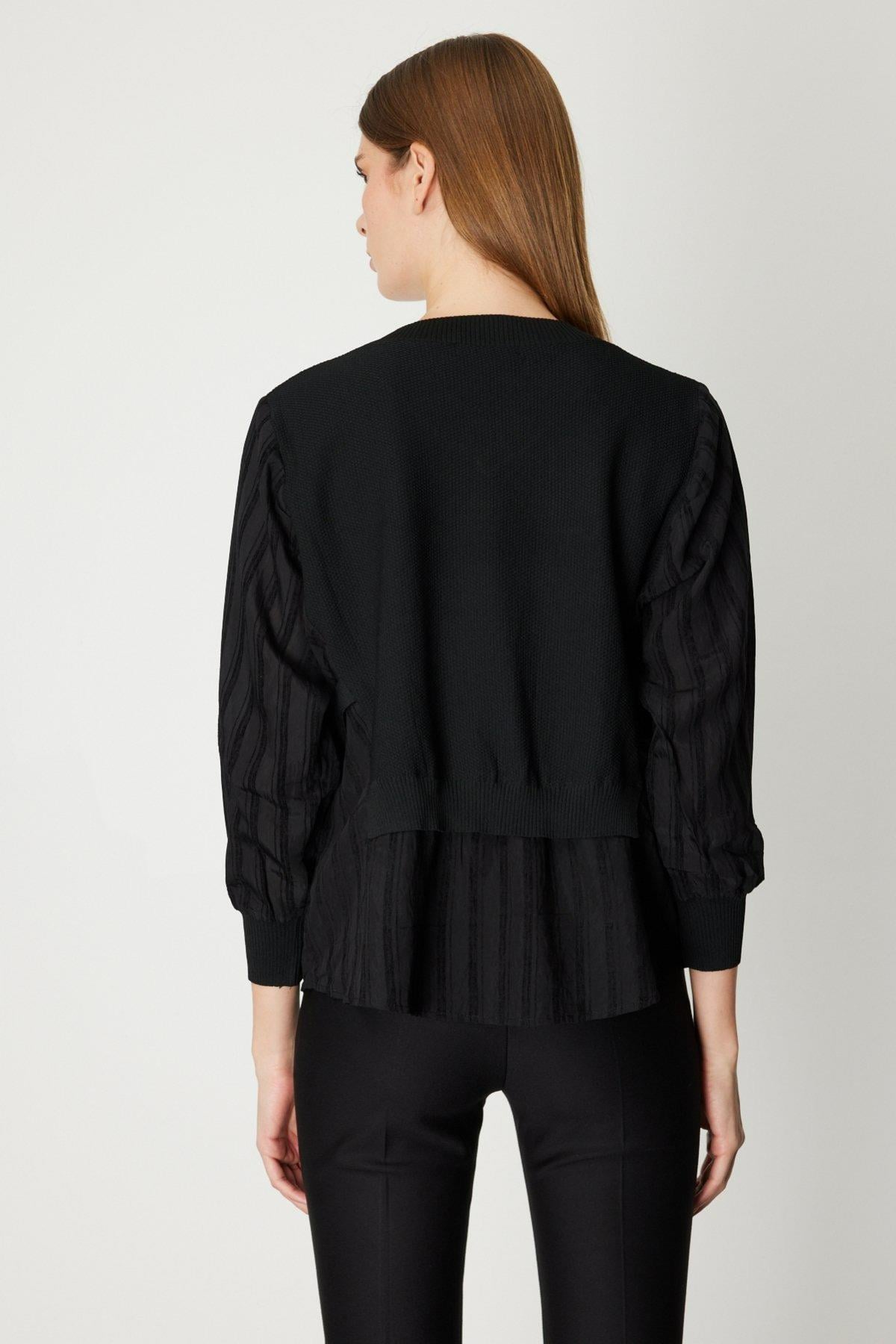 ON FASHION 26K.ON.BLZ.60348.01 2502 BLUZ - SİYAH