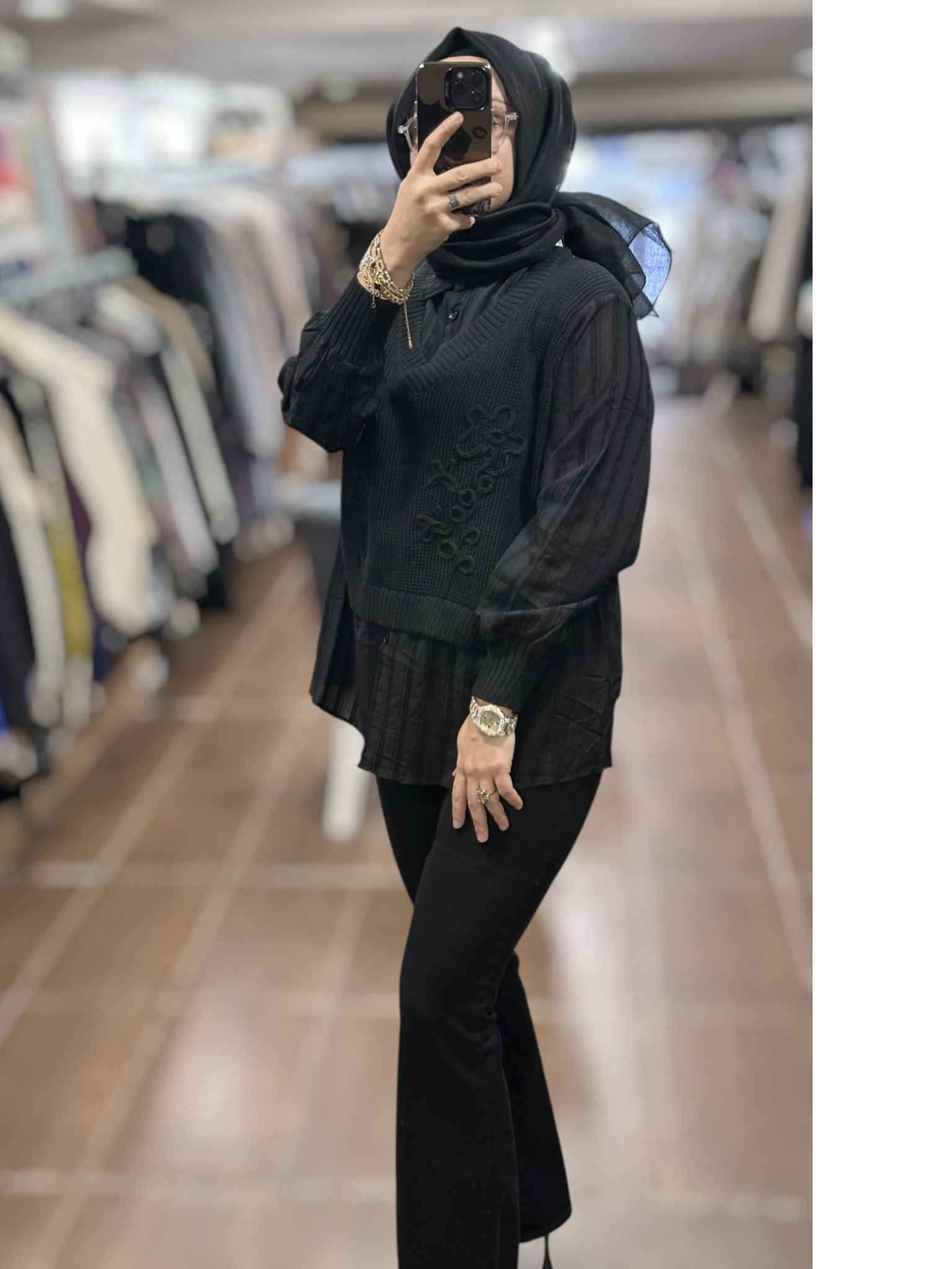 ON FASHION 26K.ON.BLZ.60351.01 2505 BLUZ - SİYAH