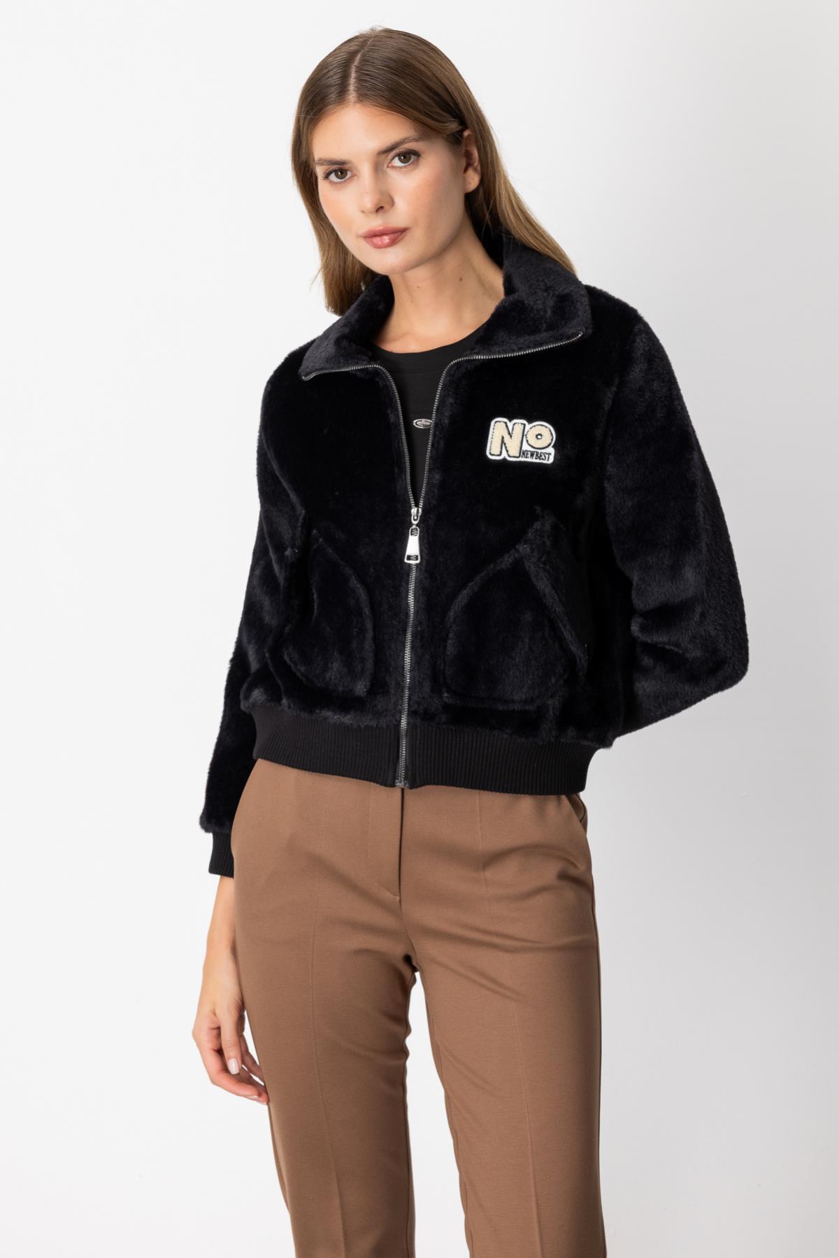 ON FASHION 26K.ON.MNT.66720.01 SAKALLI CEP DETAYLI MONT - SİYAH
