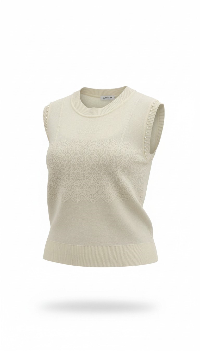 ON FASHION 26Y.ON.BLZ.70359.01 İNCİLİ BLUZ - BEJ