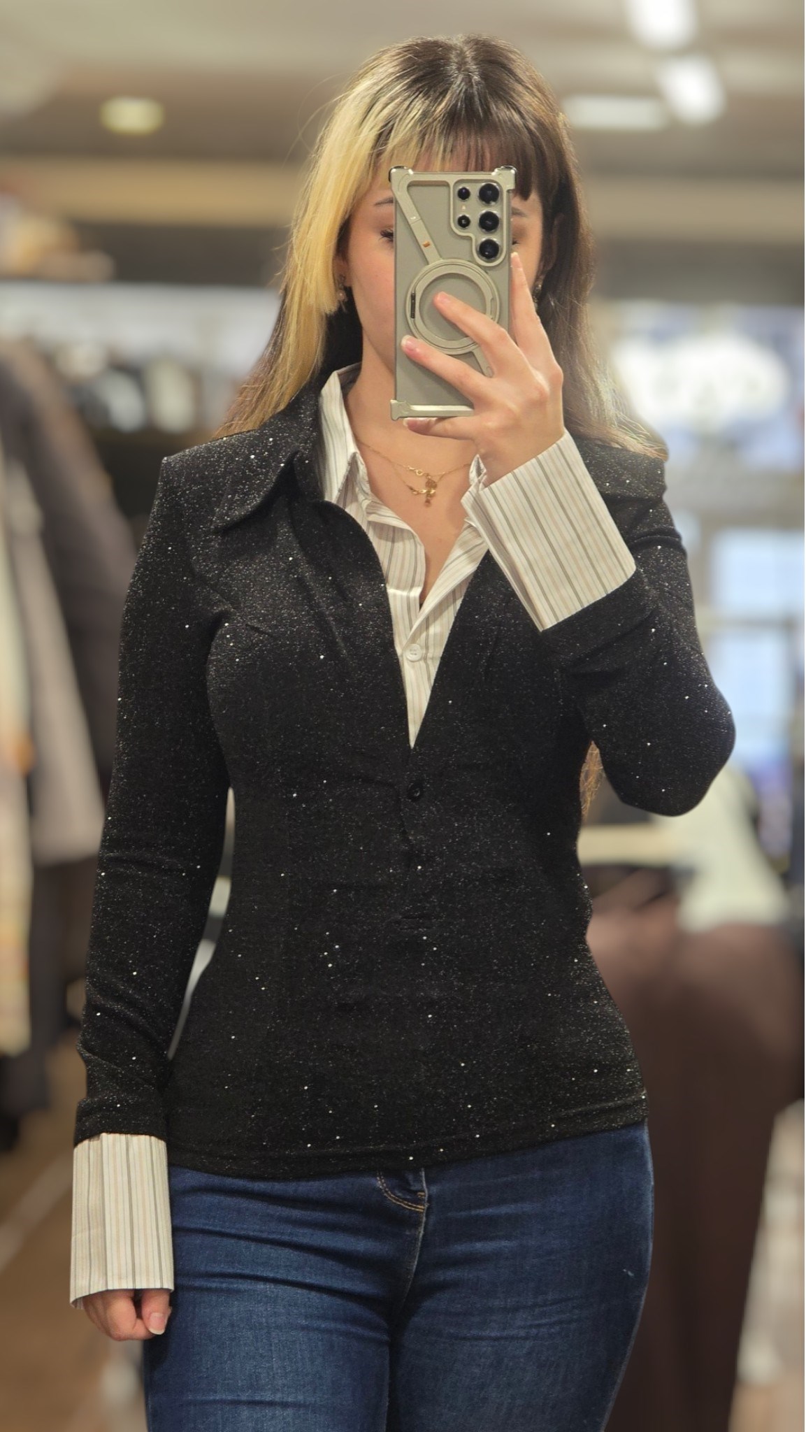 ON FASHION 26Y.ON.BLZ.70364.01 BLUZ - SİYAH