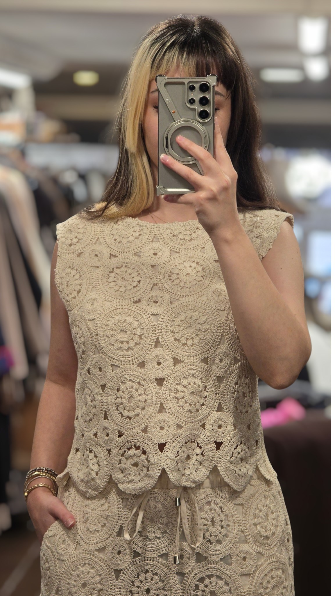 ON FASHION 26Y.ON.BLZ.76371.01 KOLSUZ SIFIR YAKA BLUZ - KREM