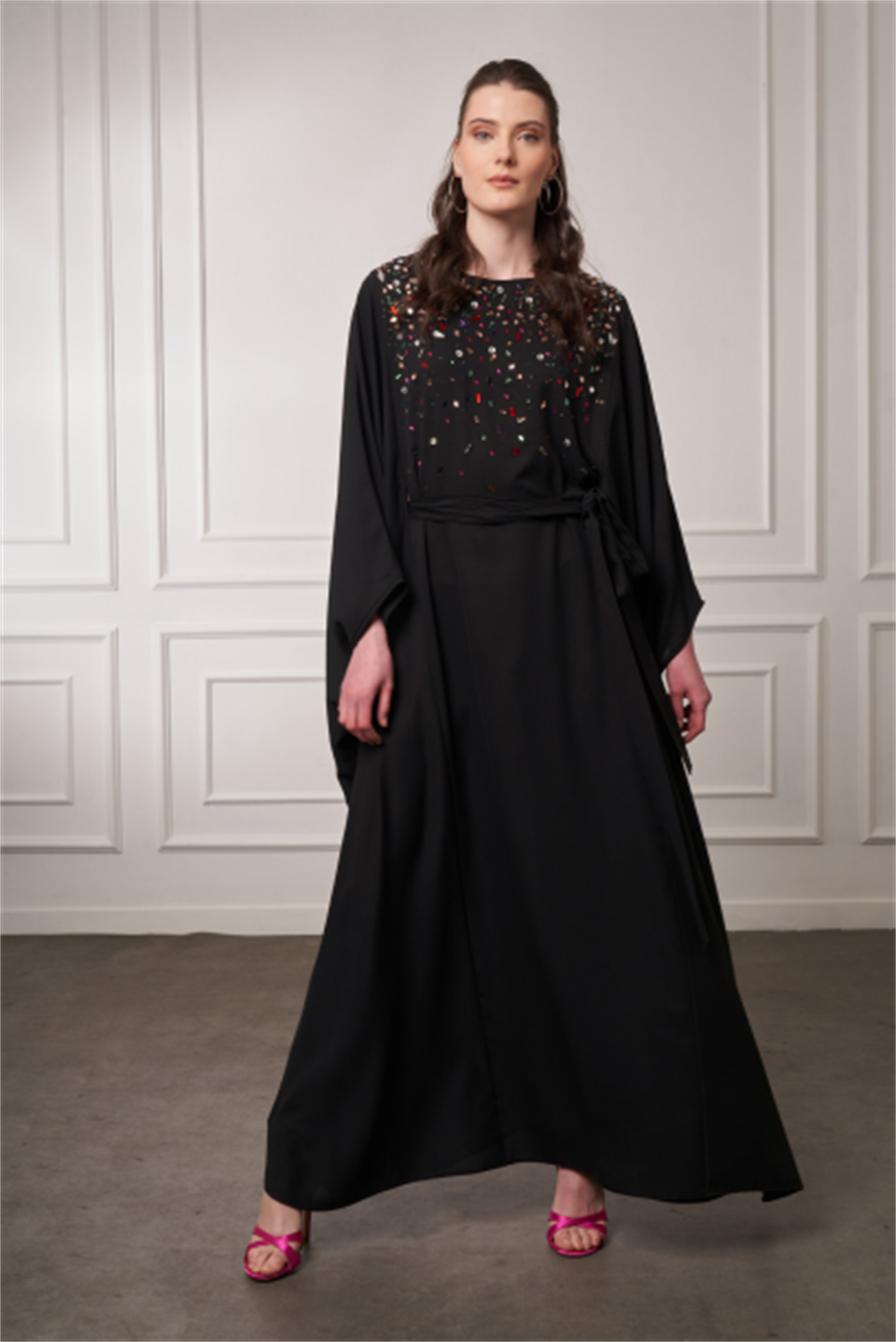RED SHE TASARIM ELBİSE - SİYAH