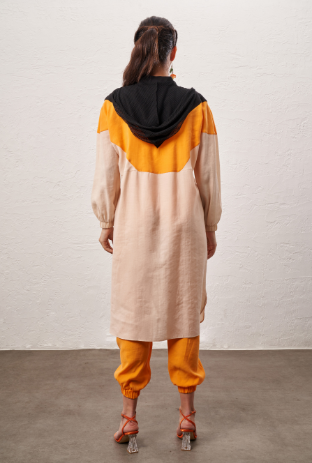 RED SHE TASARIM KAP - BEJ/ORANJ