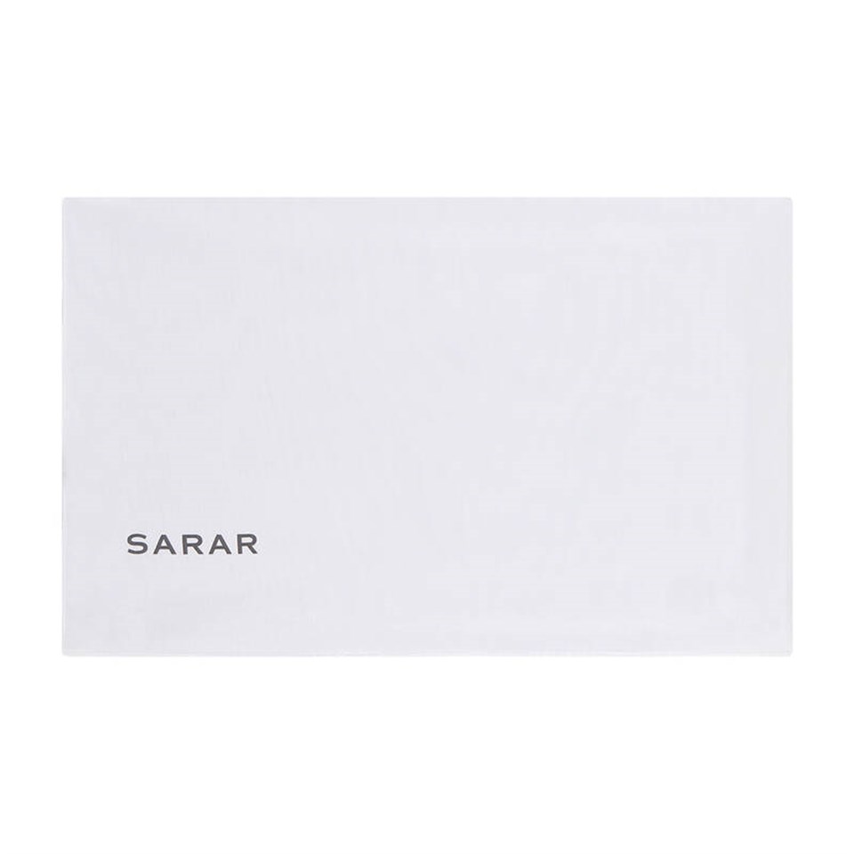 SARAR DERİ ŞAL - BEYAZ